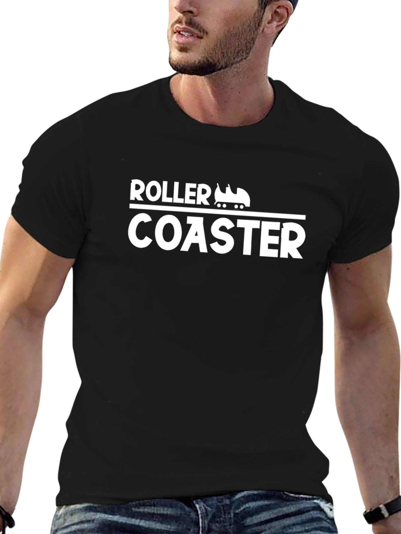Roller Coaster Graphic T-Shirt - Thrill Ride Apparel