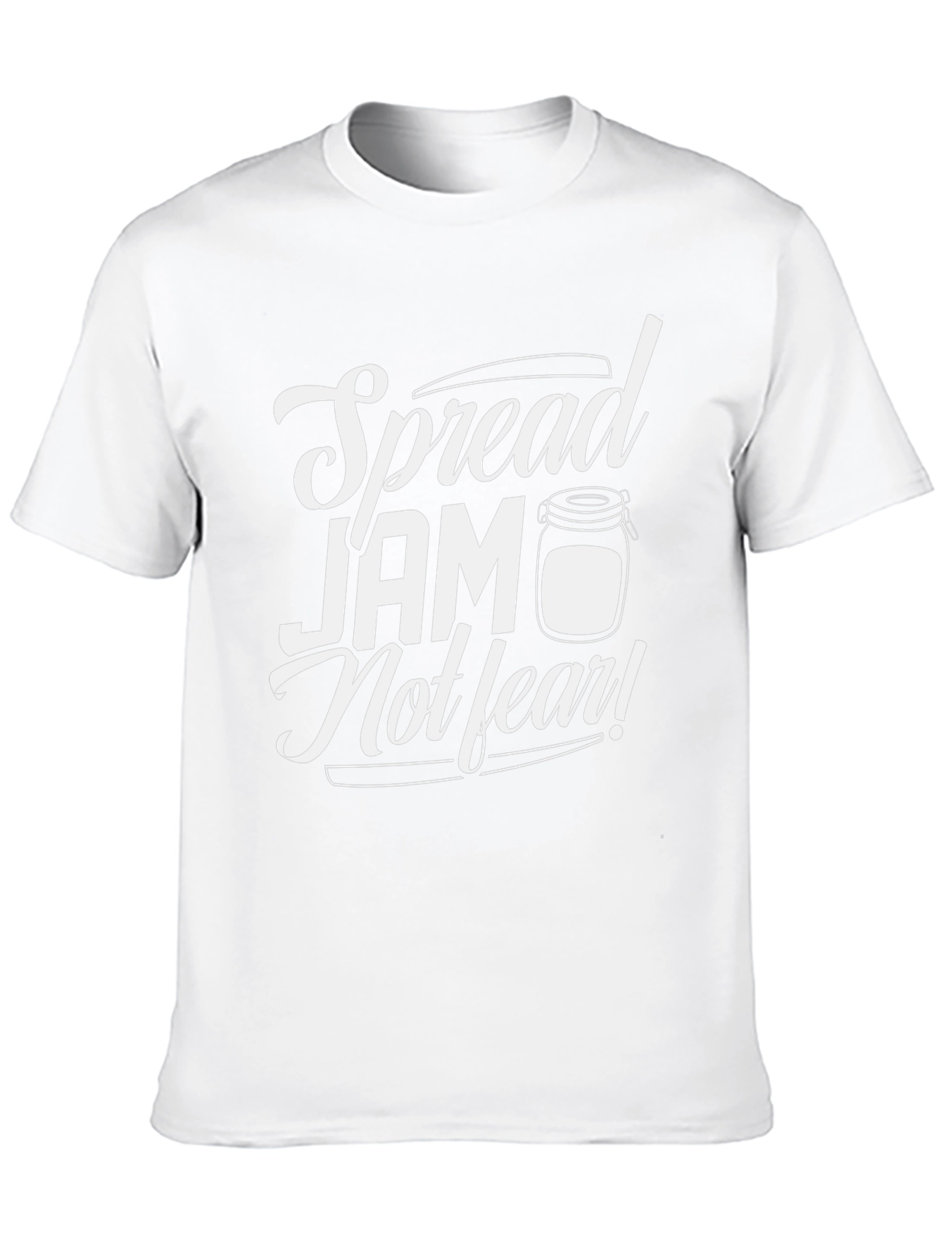 Spread Jam Not Fear T-Shirt - Black Cotton Tee