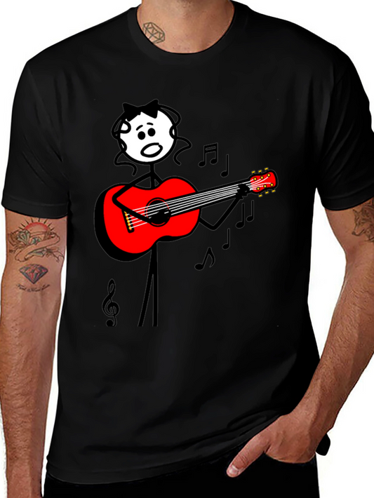 Guitar Stick Figure Tee