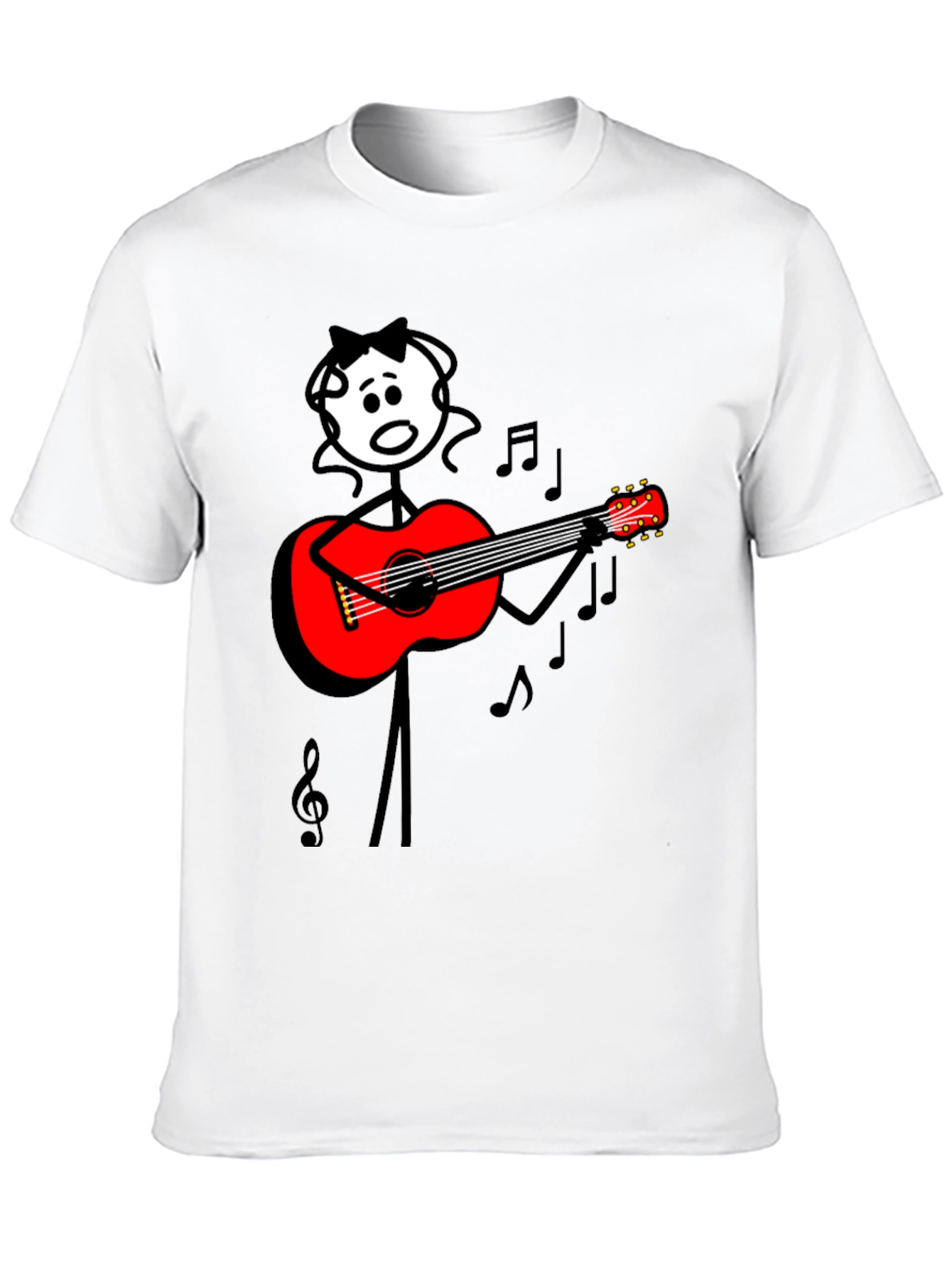 Guitar Stick Figure Tee