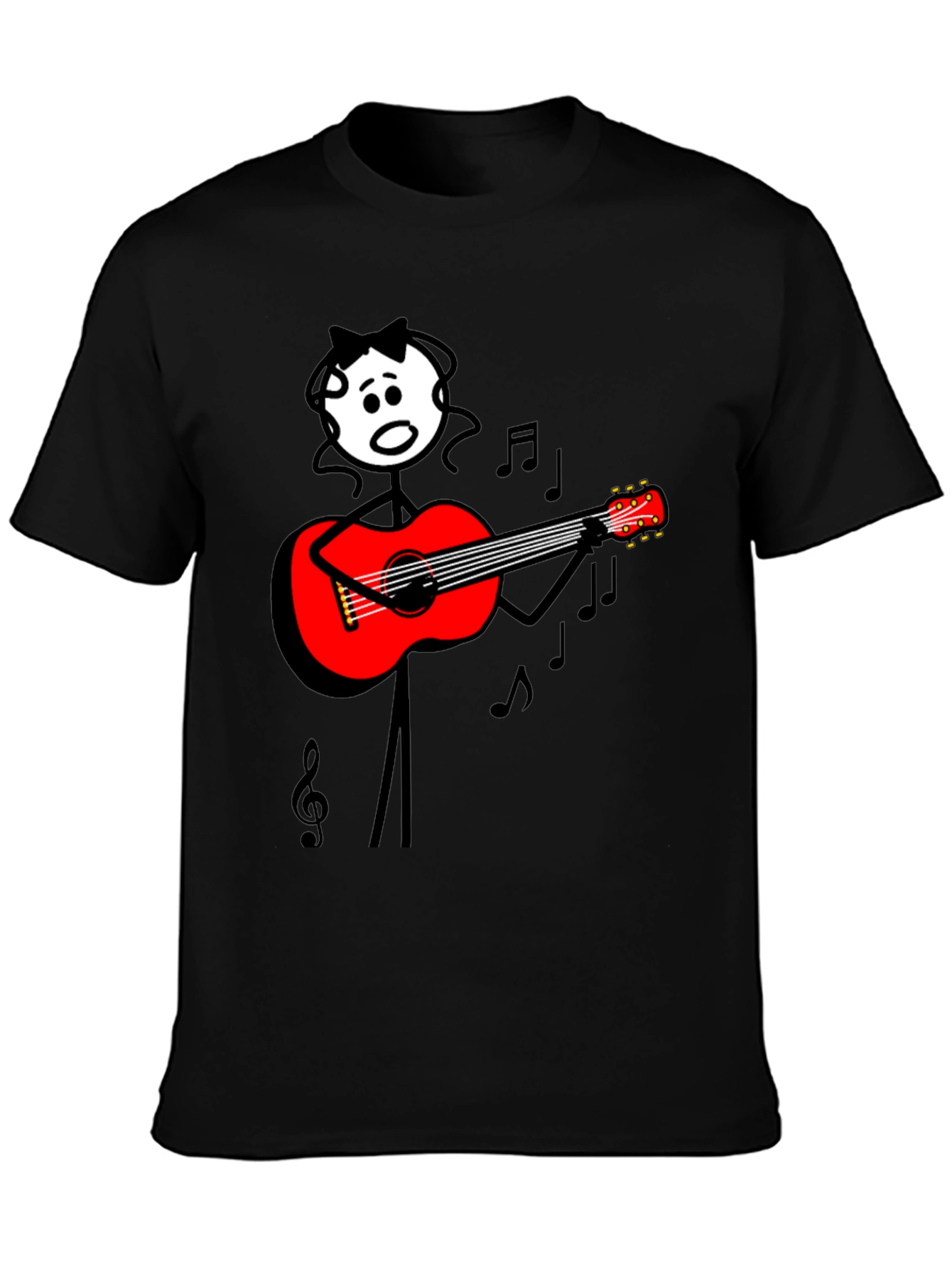 Guitar Stick Figure Tee