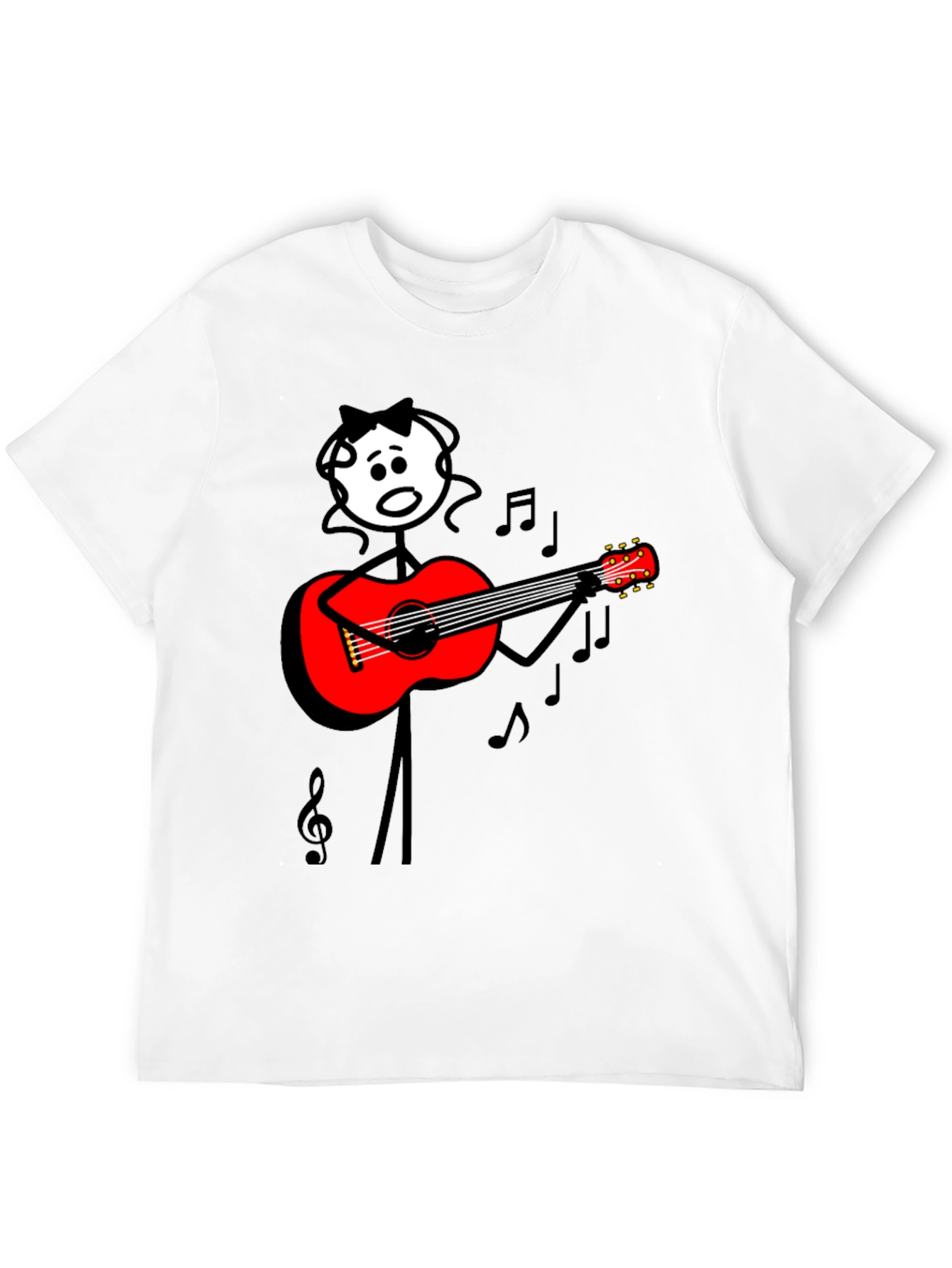 Guitar Stick Figure Tee