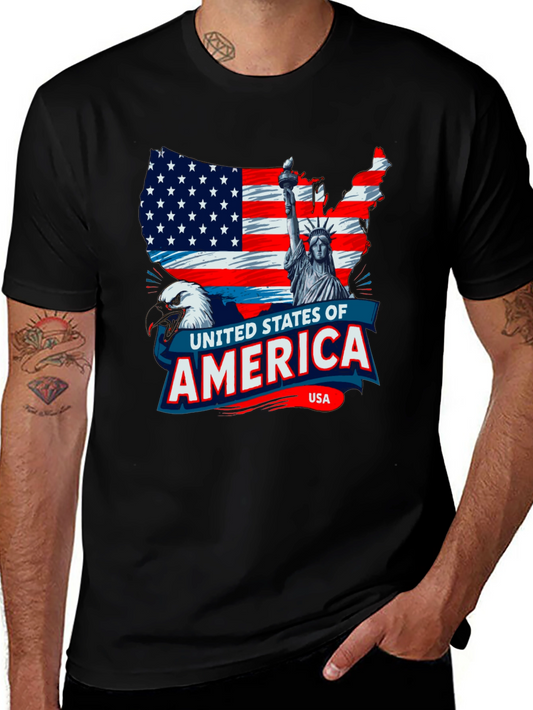 Patriotic USA Flag T-Shirt