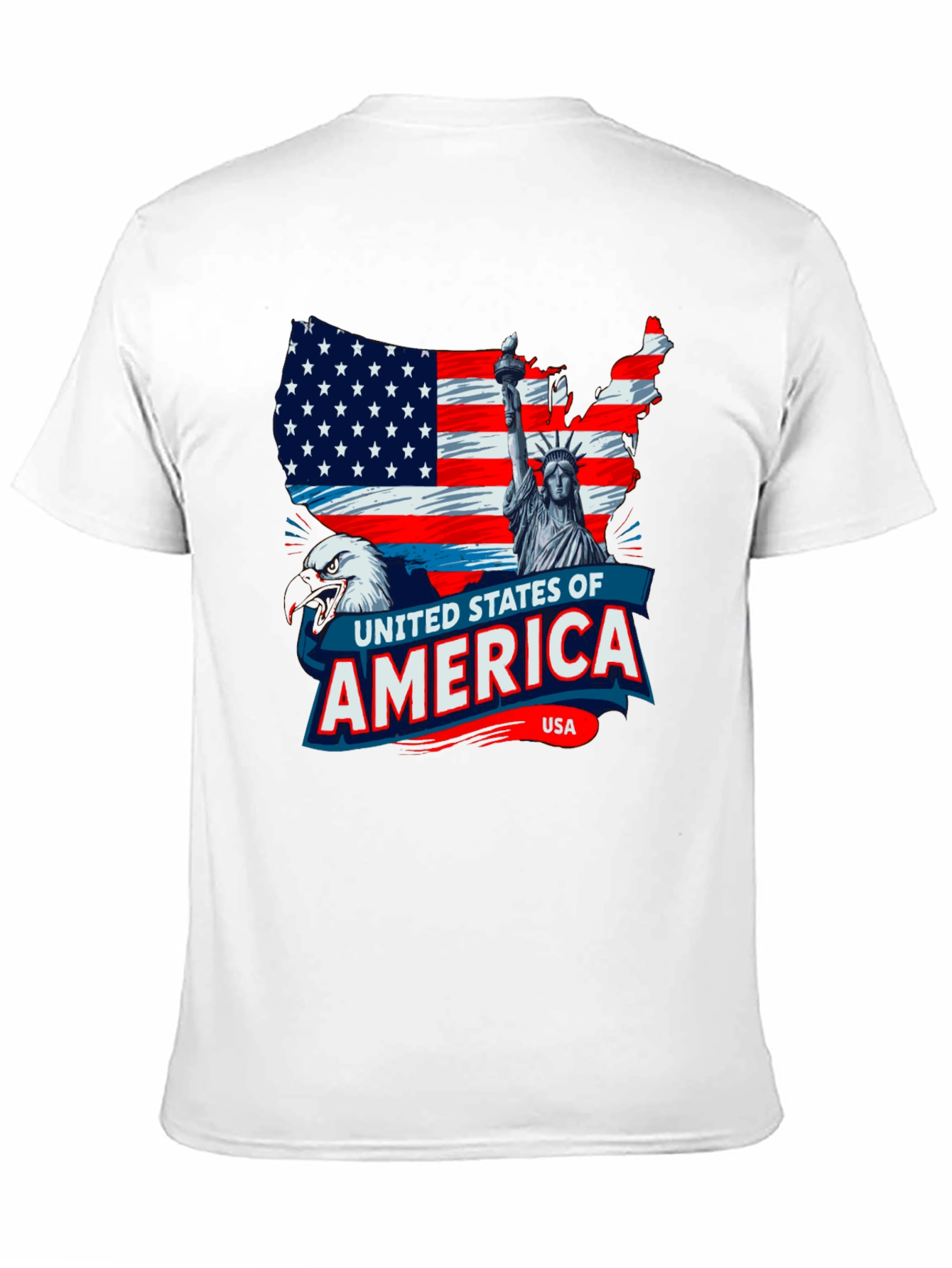 Patriotic USA Flag T-Shirt