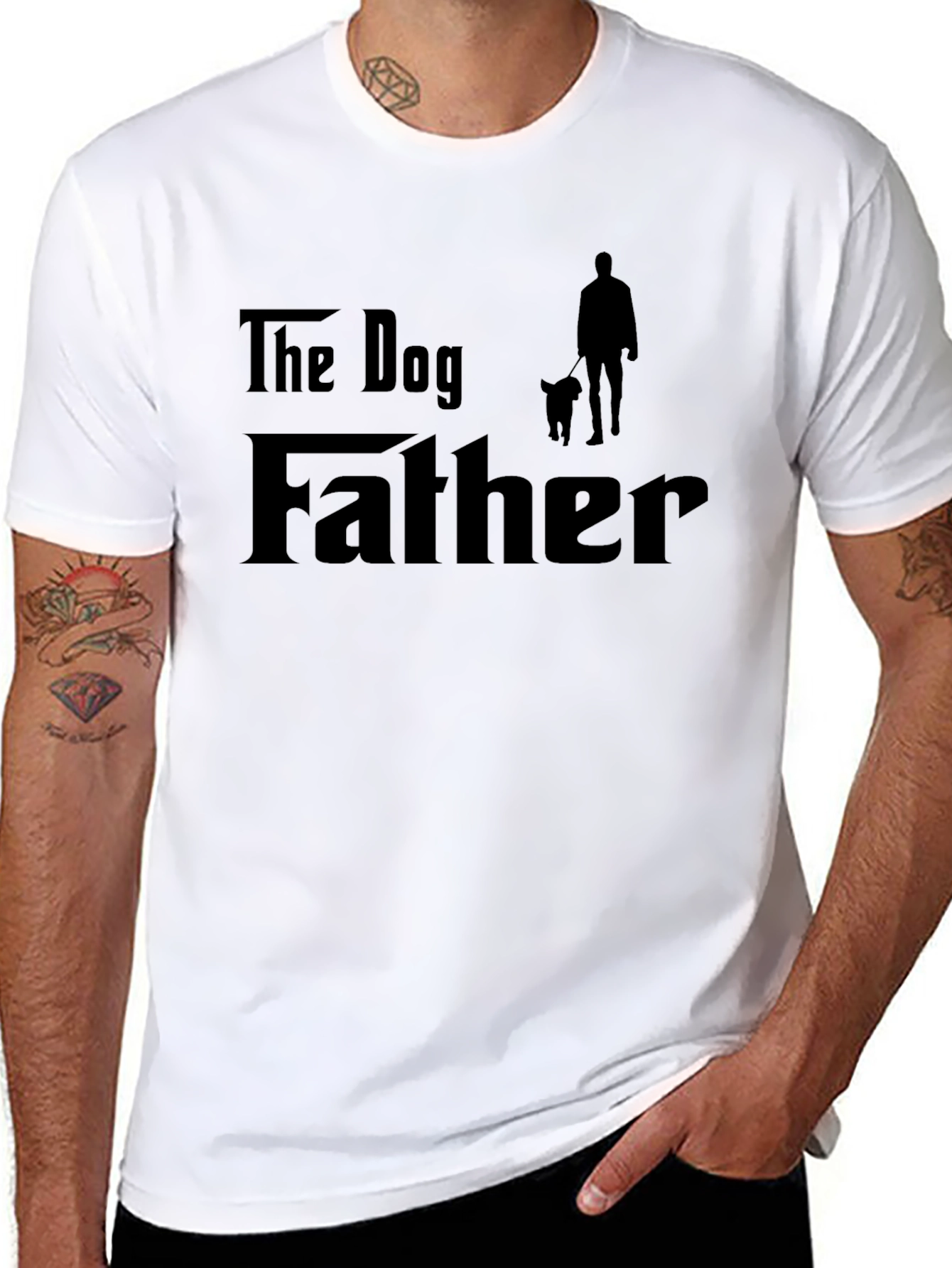 The Dog Father Black T-Shirt