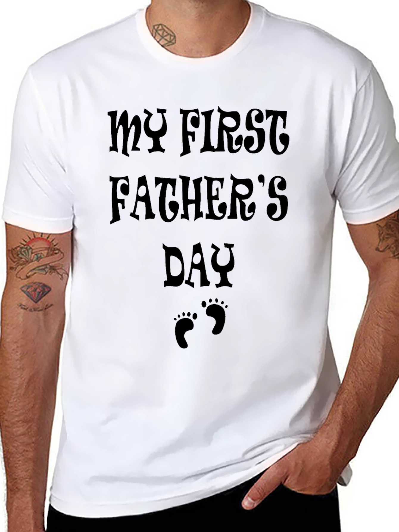 My First Fathers Day T-Shirt - New Dad Gift