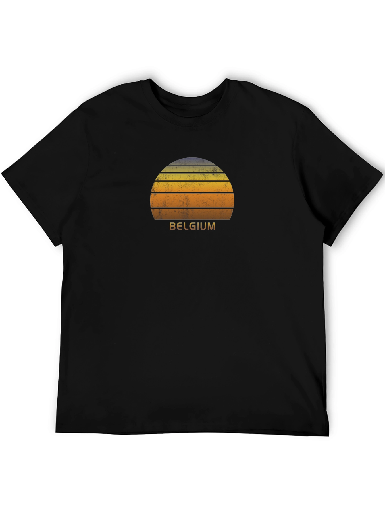 Belgium Sunset T-Shirt - Retro Graphic Tee