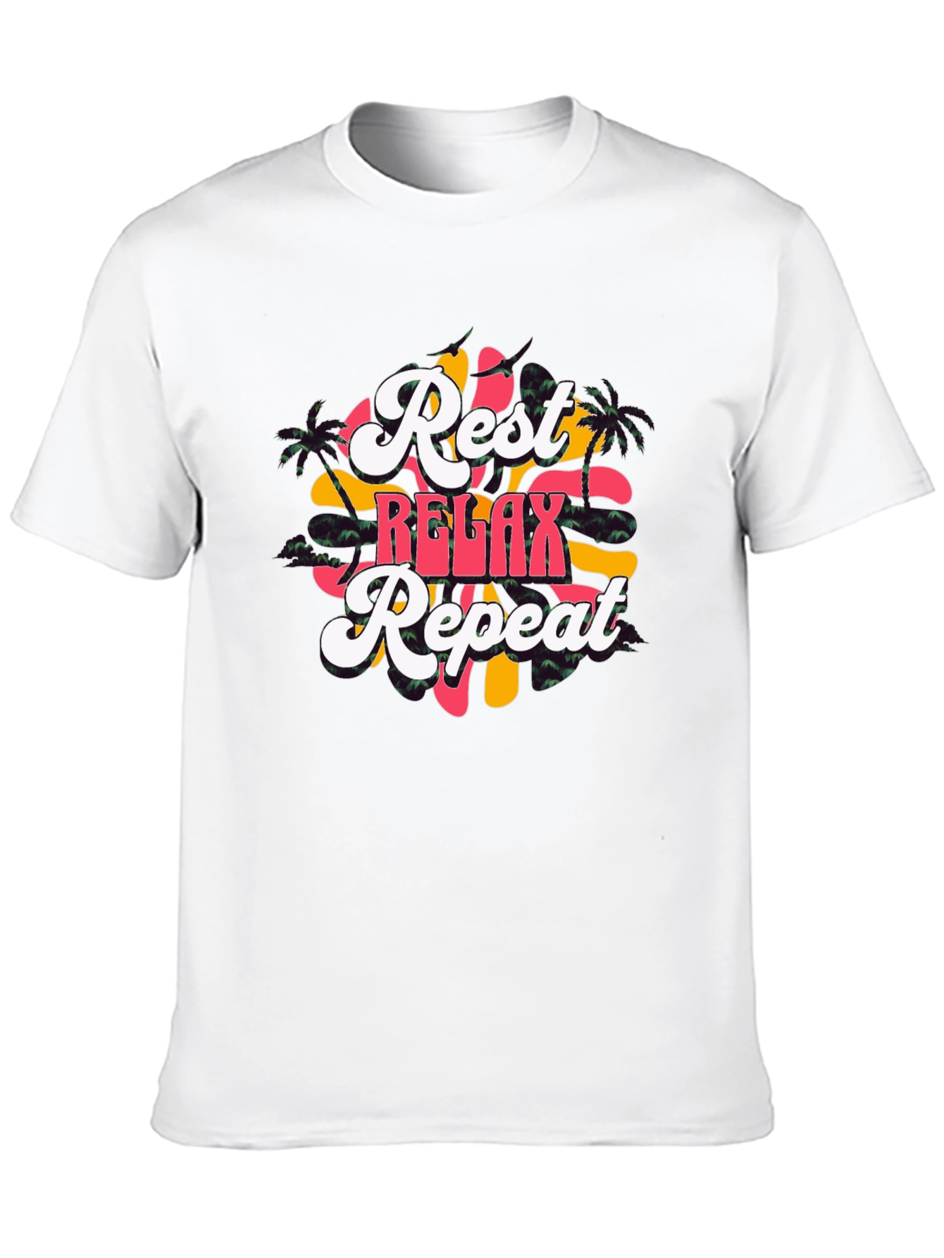 Rest Relax Repeat Graphic Tee