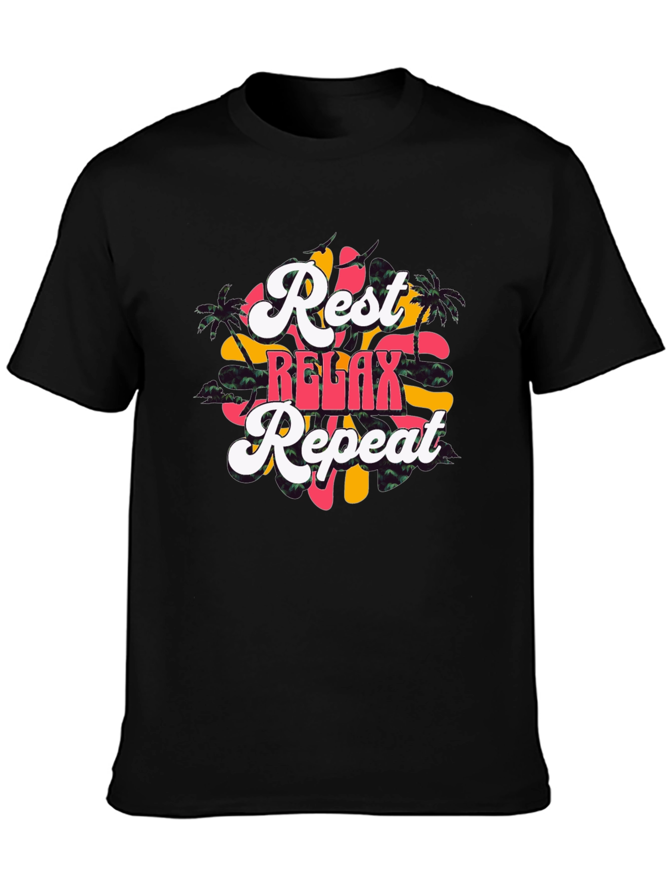 Rest Relax Repeat Graphic Tee