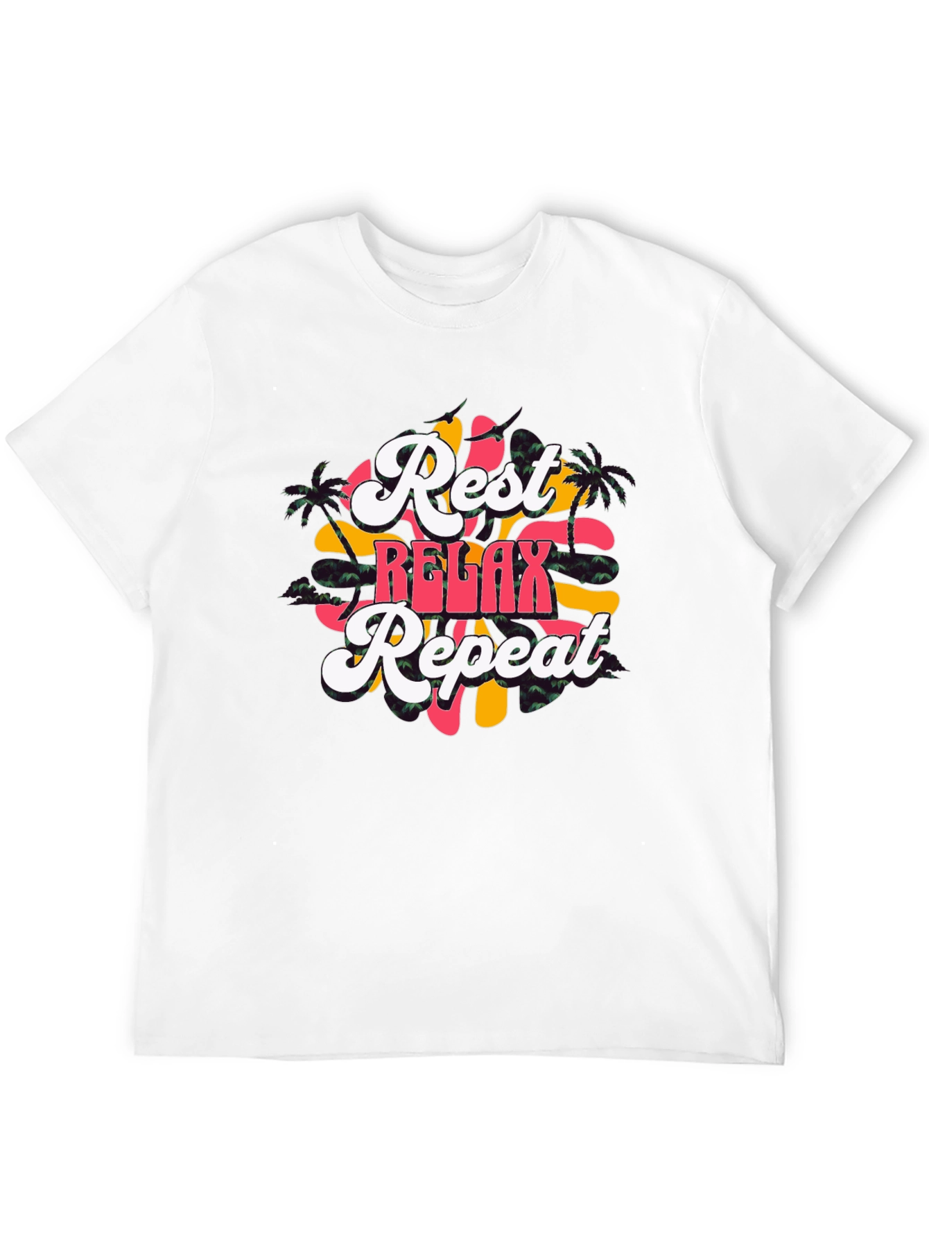Rest Relax Repeat Graphic Tee