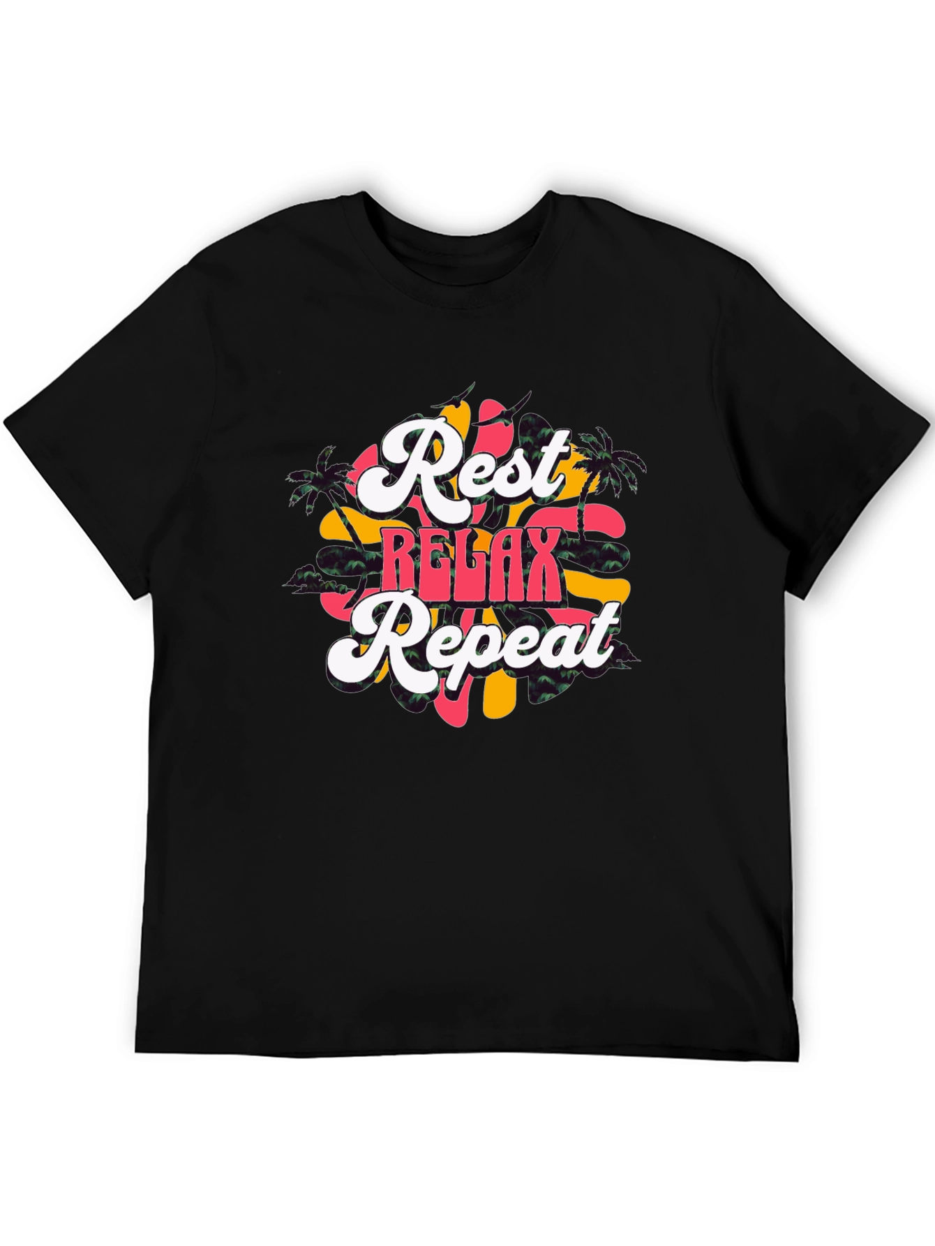 Rest Relax Repeat Graphic Tee