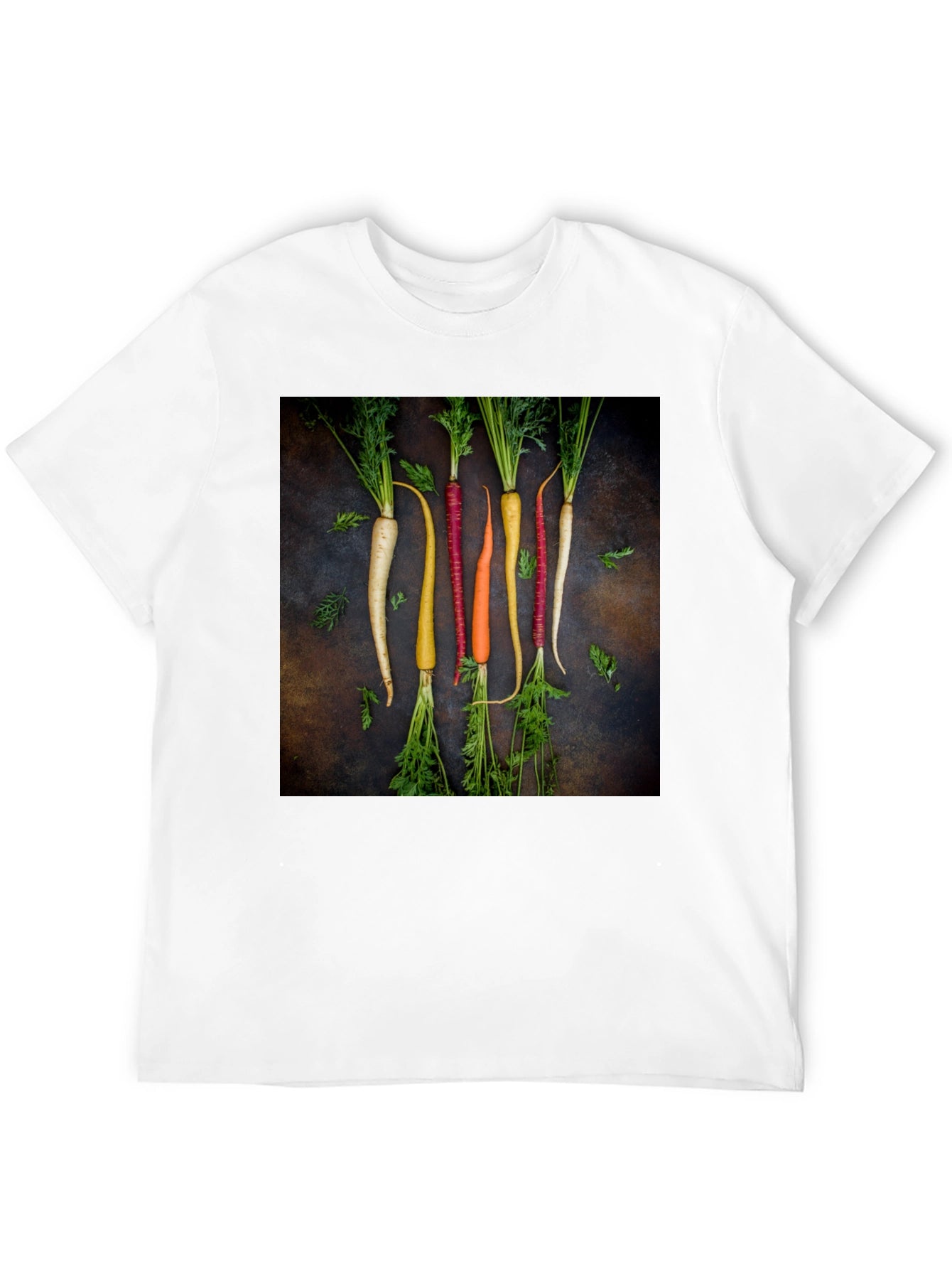 Carrot Variety Graphic T-Shirt - Healthy Style