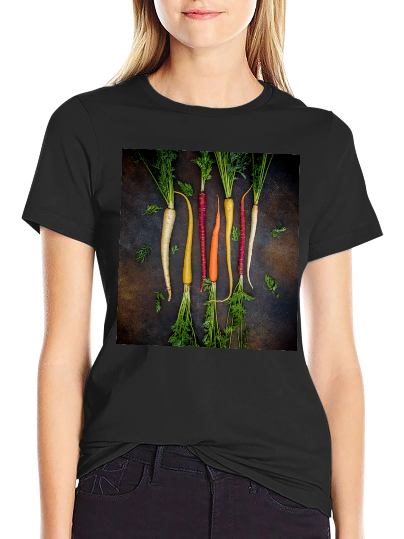 Carrot Variety Graphic T-Shirt - Healthy Style