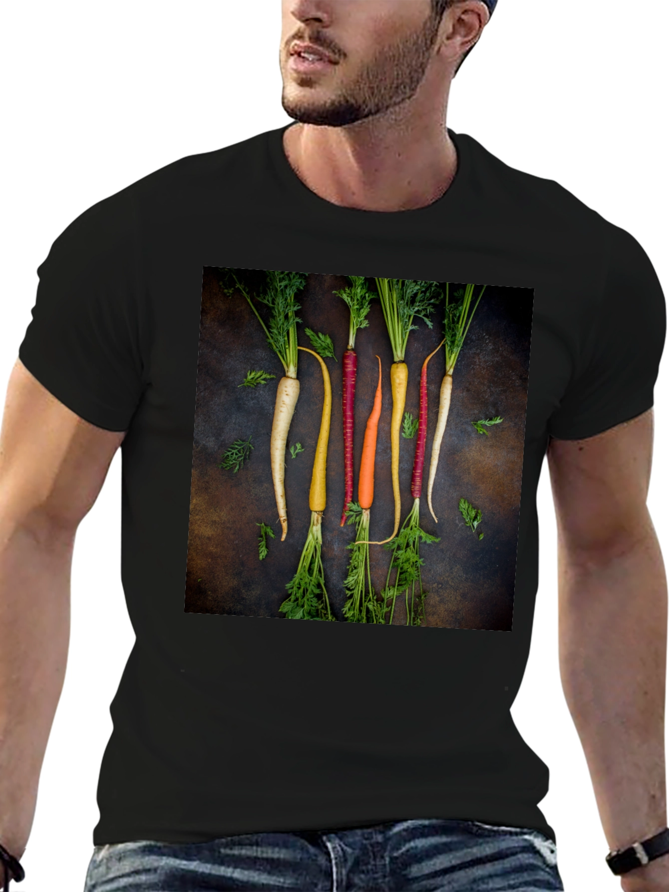 Carrot Variety Graphic T-Shirt - Healthy Style
