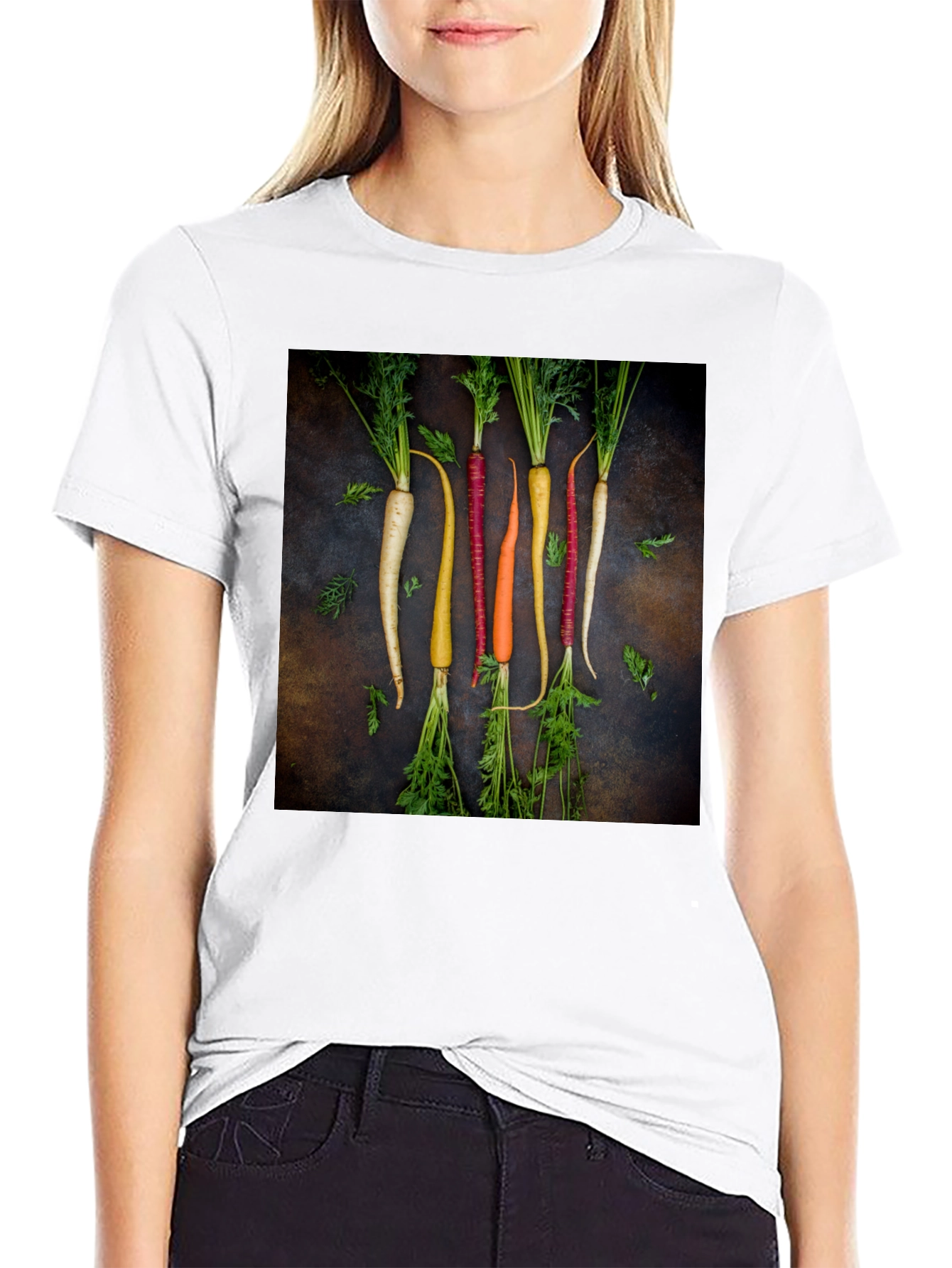 Carrot Variety Graphic T-Shirt - Healthy Style