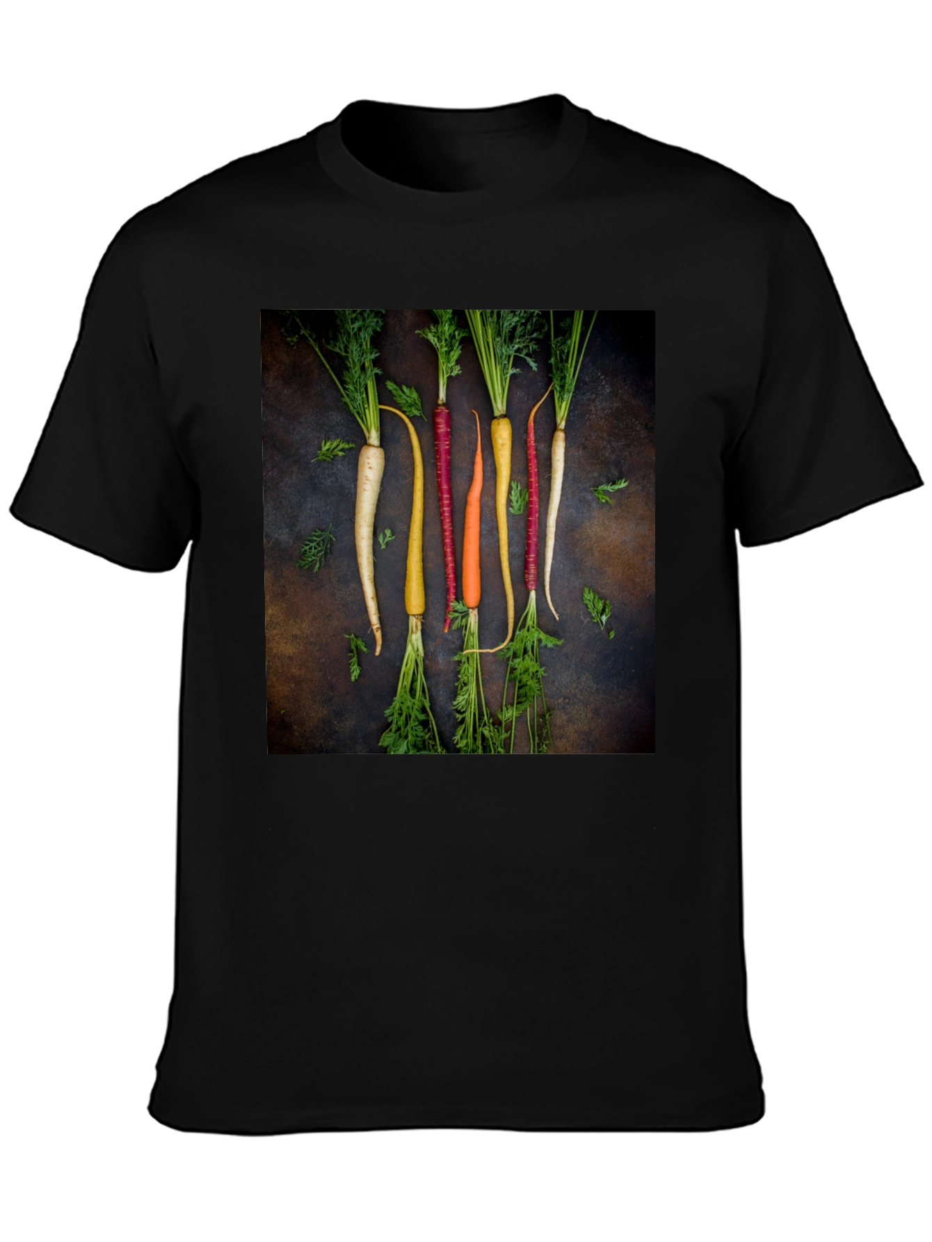 Carrot Variety Graphic T-Shirt - Healthy Style