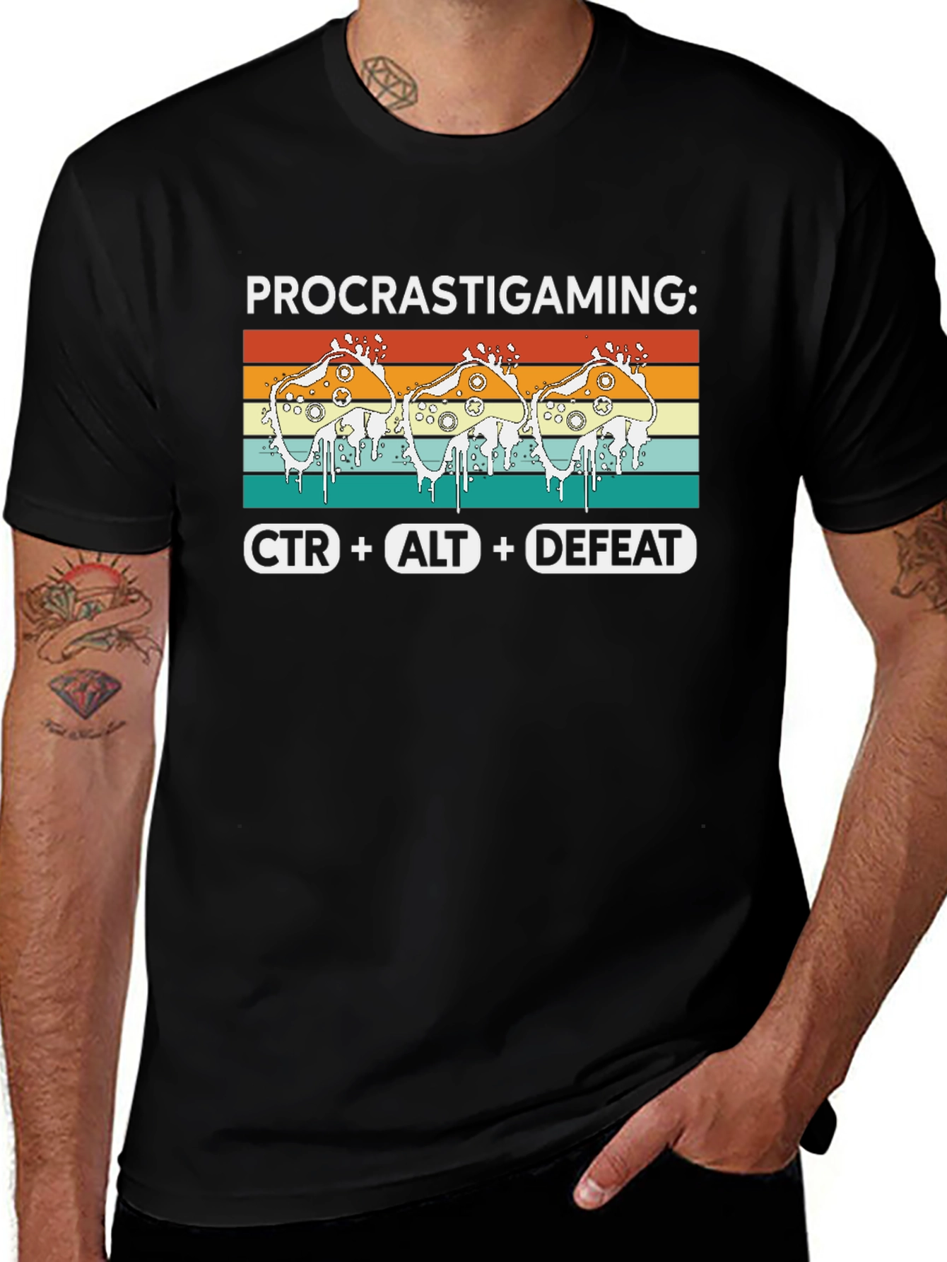 Procrastigaming T-Shirt: Gamer Humor Tee