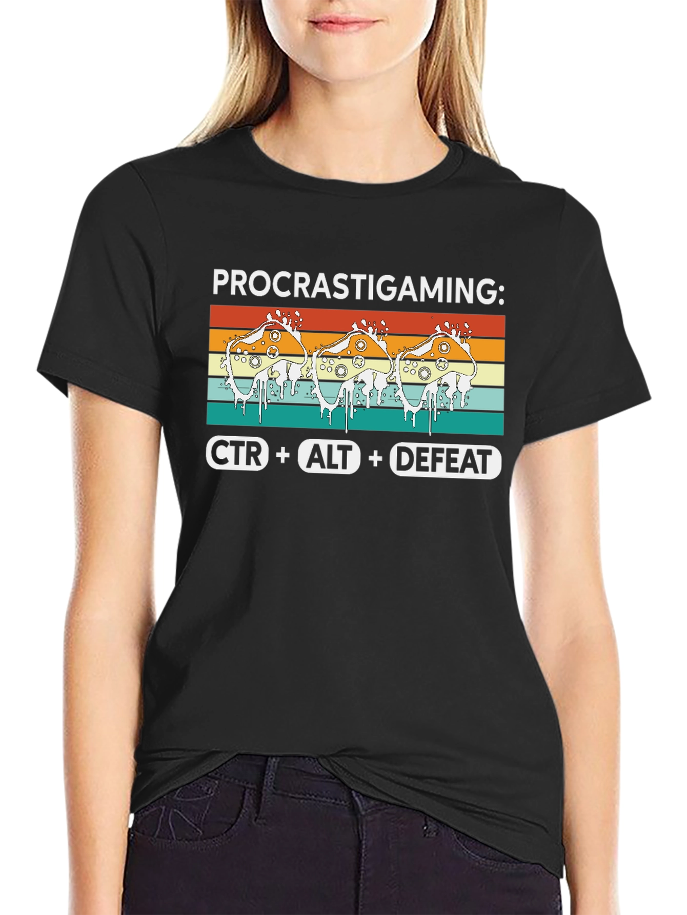 Procrastigaming T-Shirt: Gamer Humor Tee