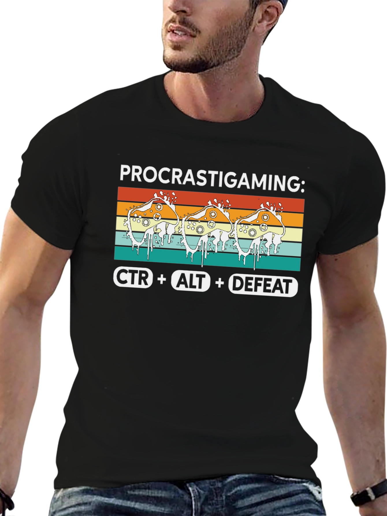 Procrastigaming T-Shirt: Gamer Humor Tee