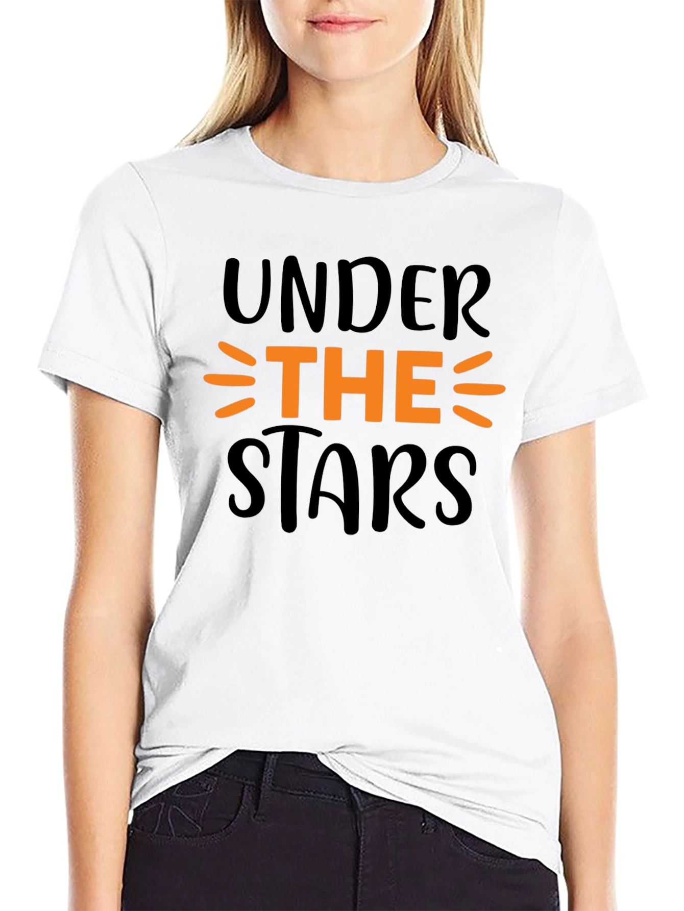 Under the Stars Graphic Tee - Trendy Mens T-Shirt