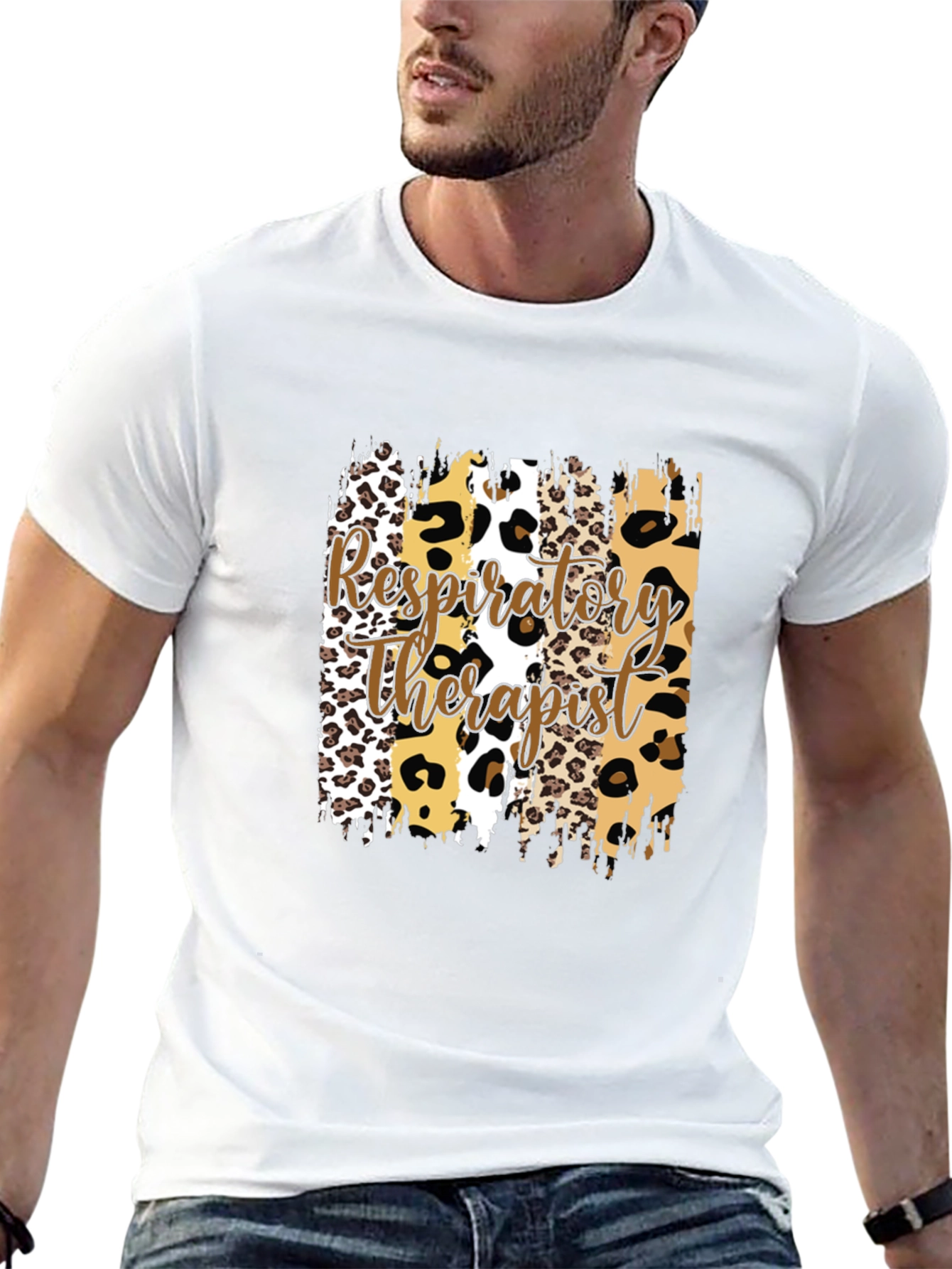 Leopard Respiratory Therapist T-Shirt