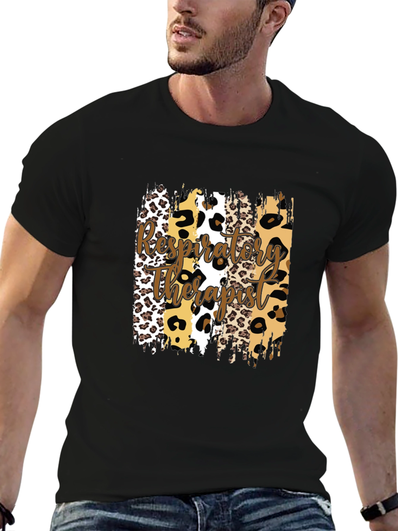 Leopard Respiratory Therapist T-Shirt