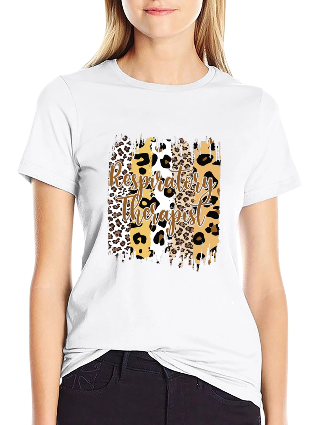 Leopard Respiratory Therapist T-Shirt