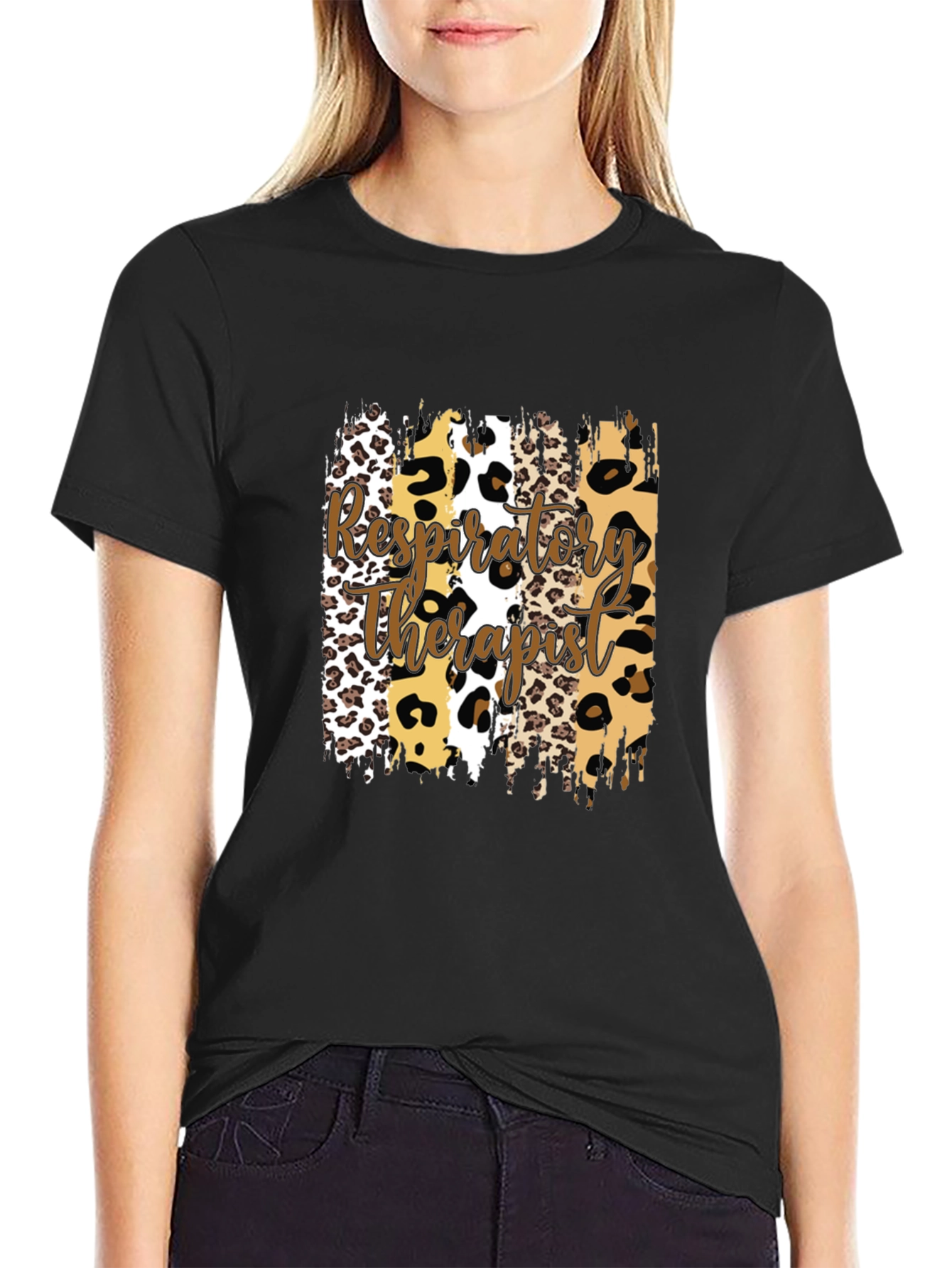 Leopard Respiratory Therapist T-Shirt