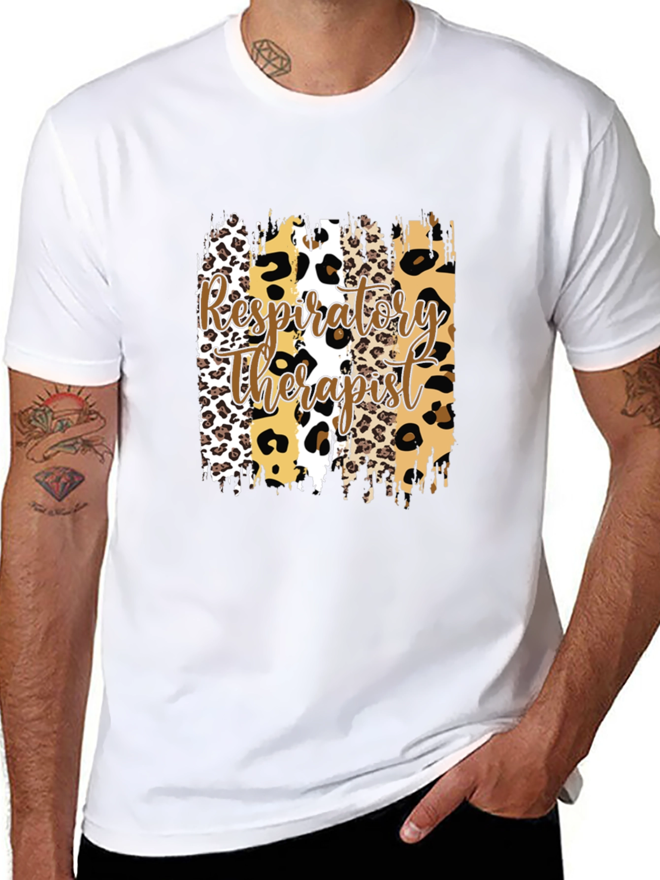 Leopard Respiratory Therapist T-Shirt