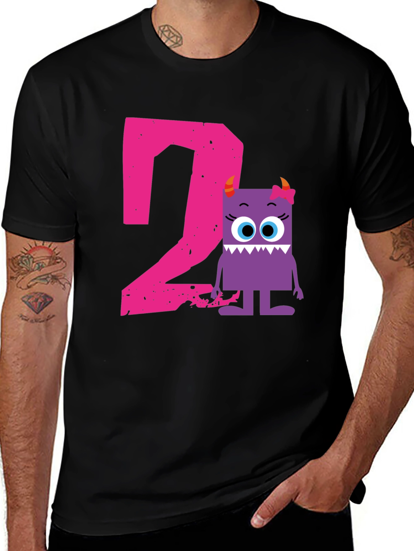 Cute Monster 2nd Birthday T-Shirt