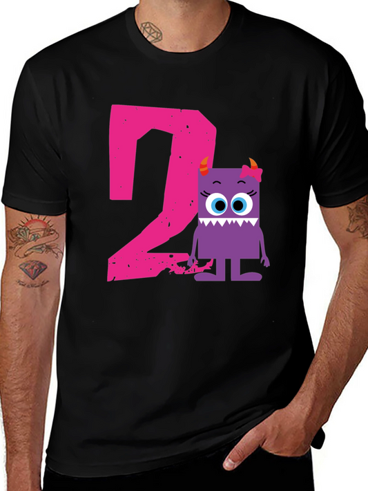 Cute Monster 2nd Birthday T-Shirt