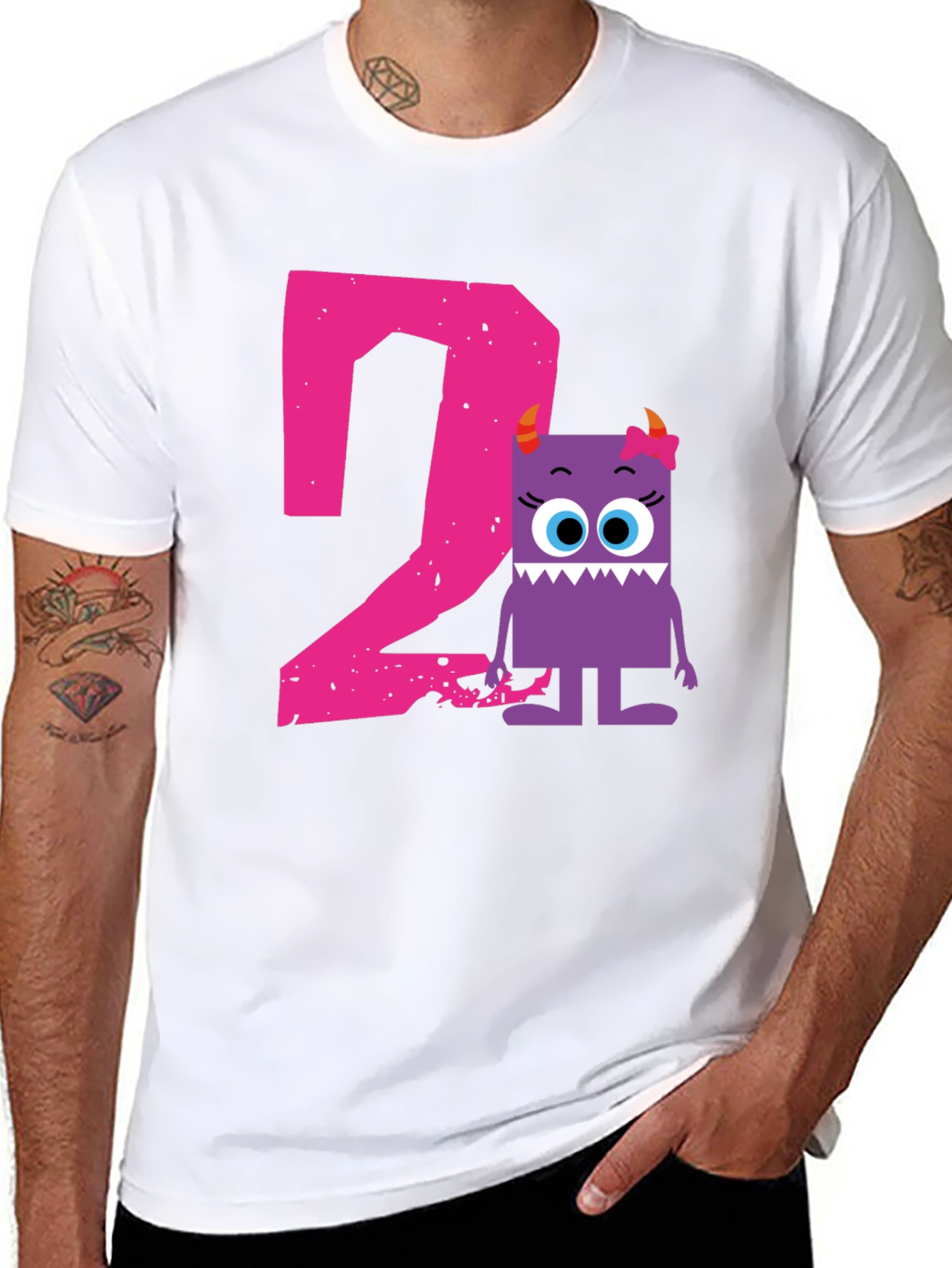 Cute Monster 2nd Birthday T-Shirt