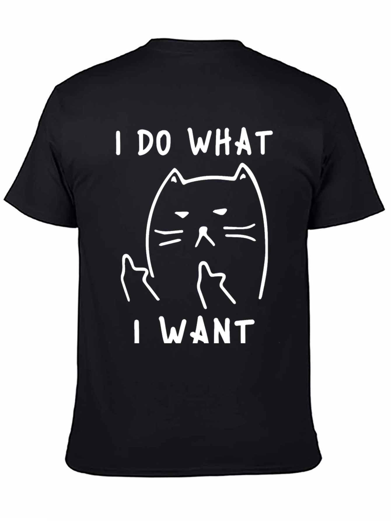 I Do What I Want Cat Graphic Tee