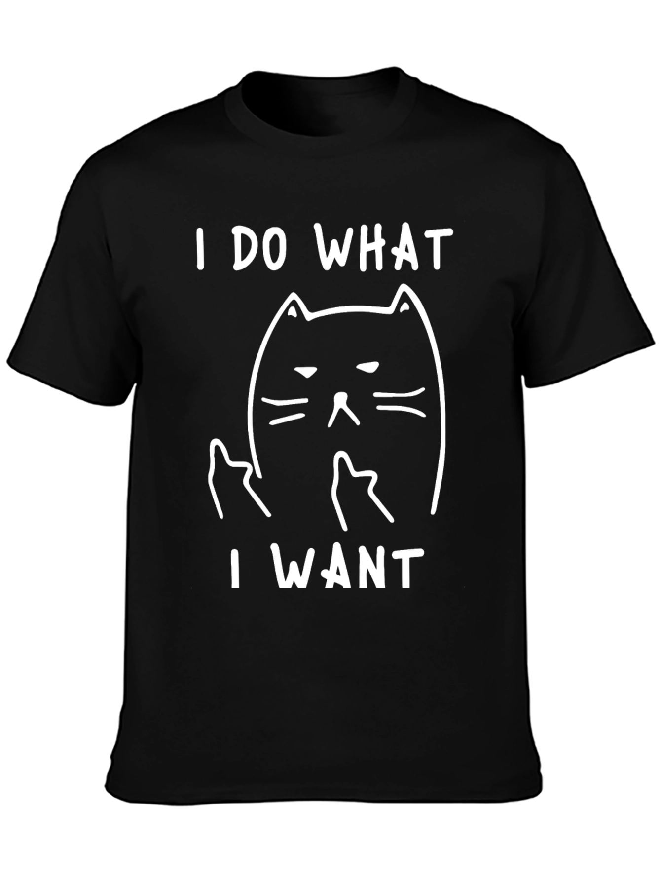 I Do What I Want Cat Graphic Tee