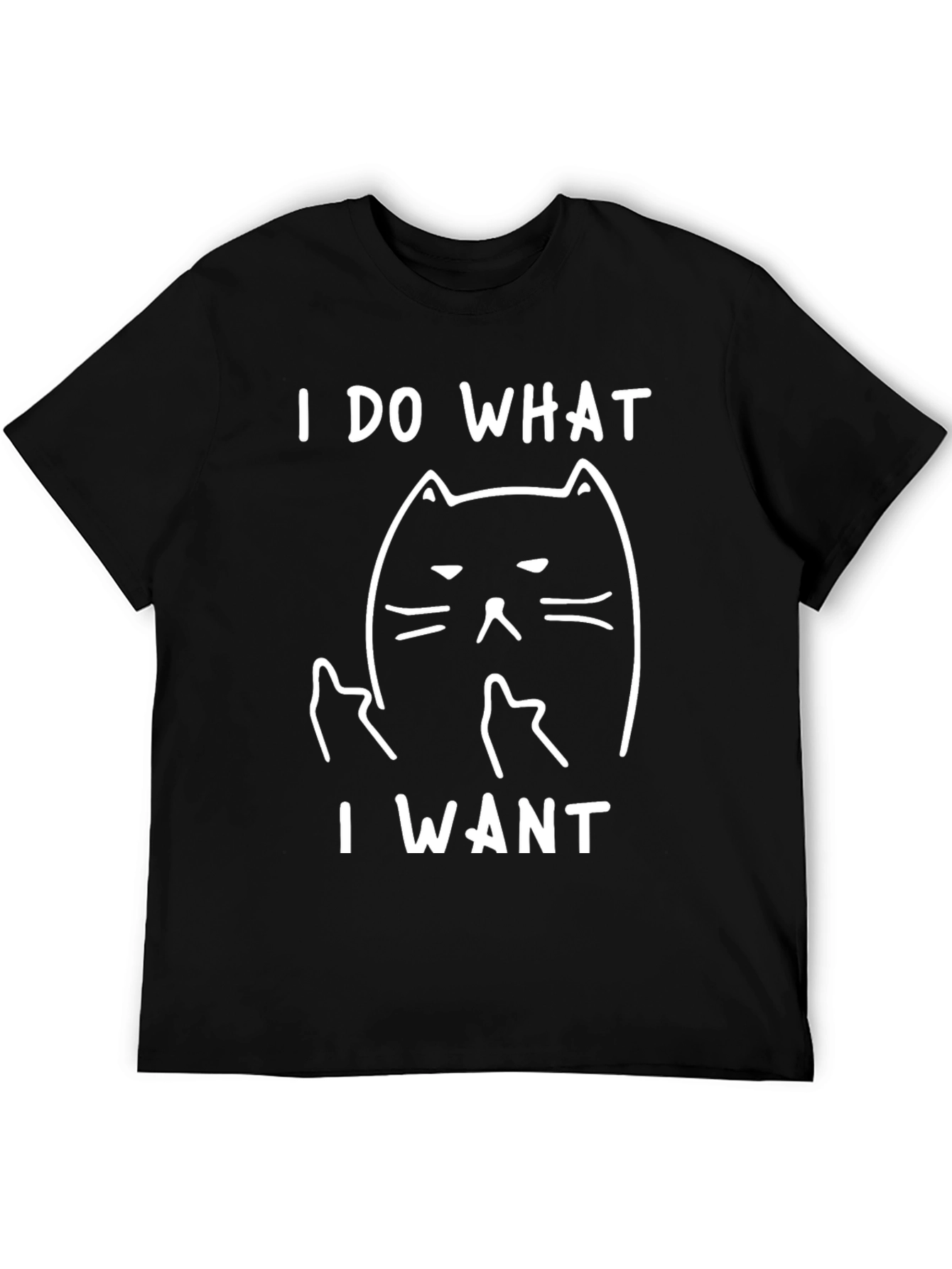 I Do What I Want Cat Graphic Tee