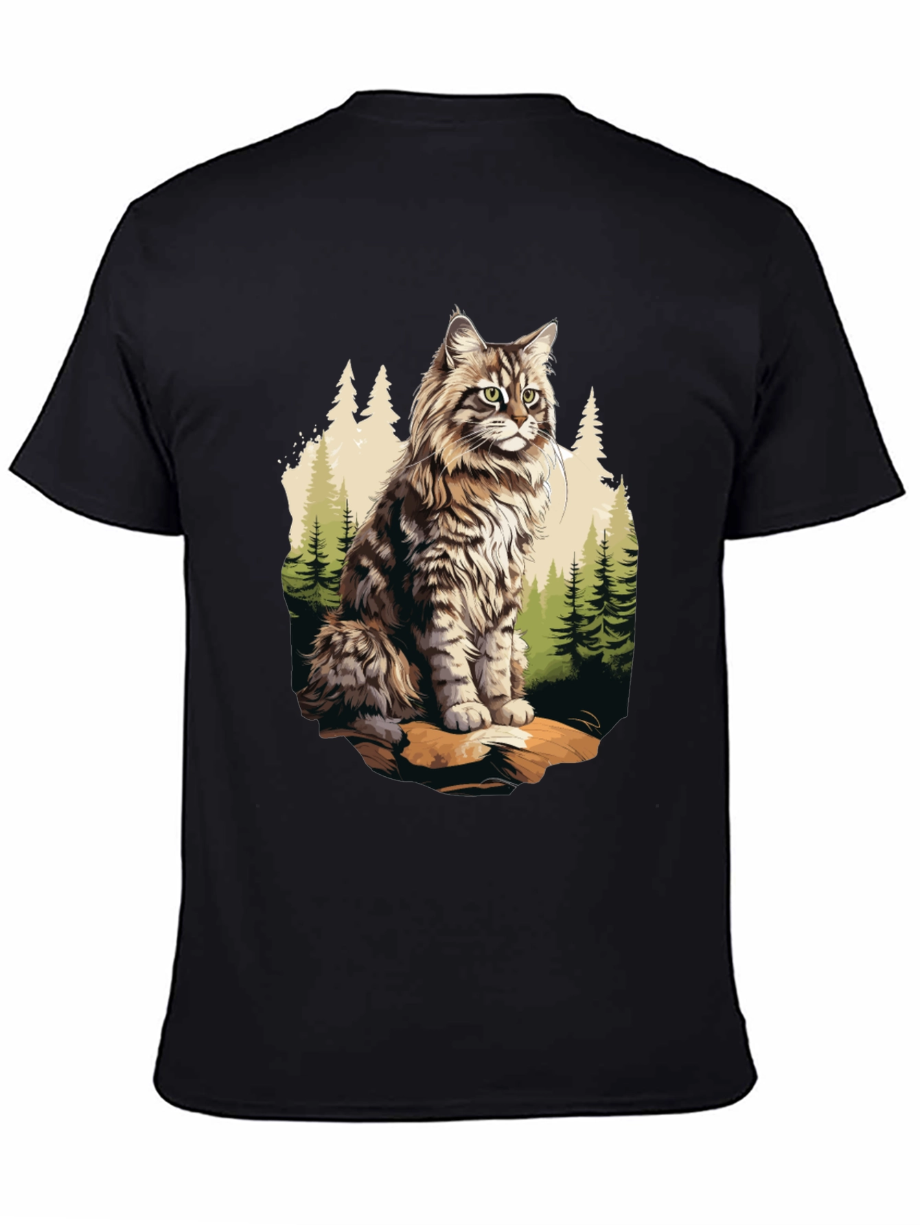 Cat in the Woods Graphic Tee