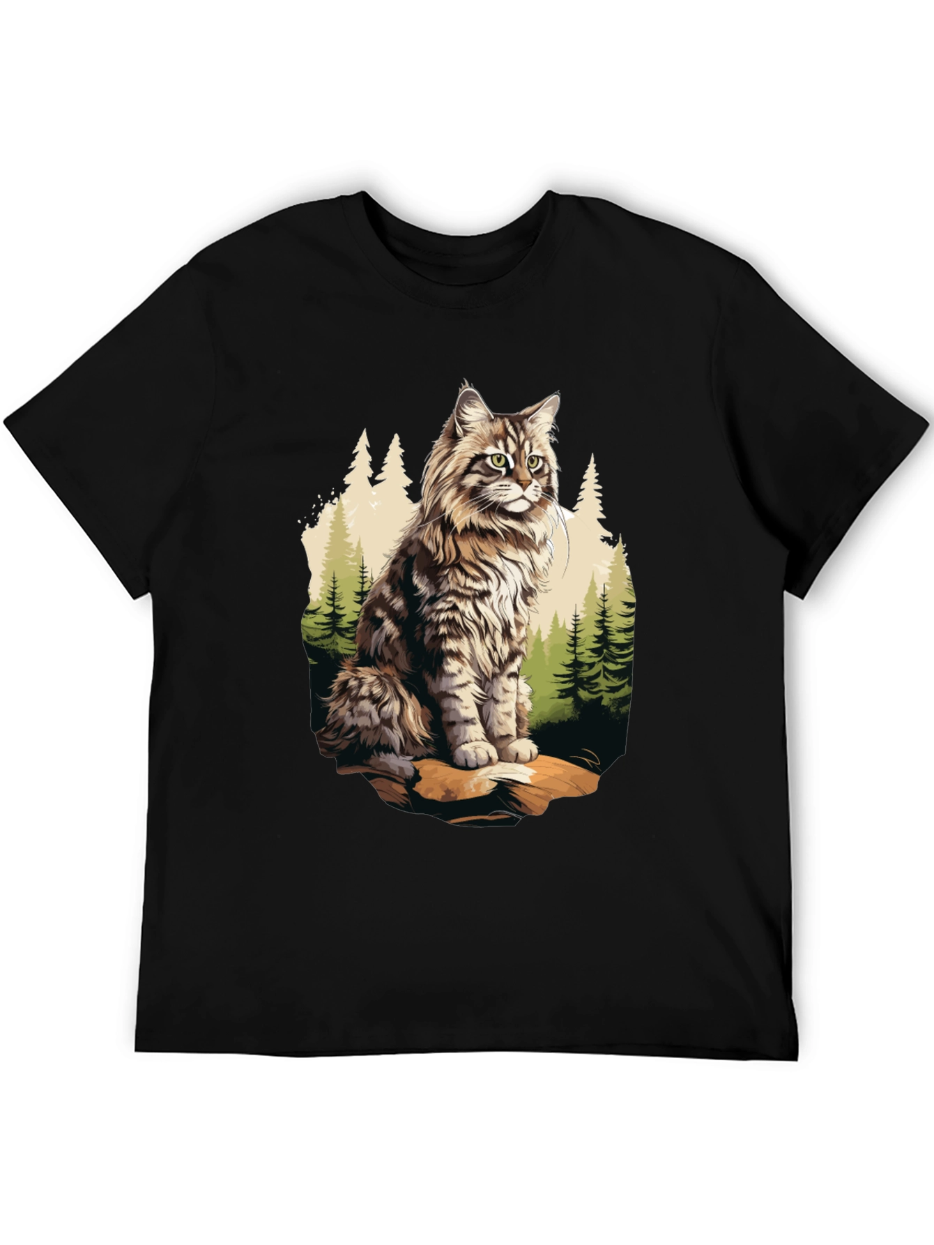 Cat in the Woods Graphic Tee