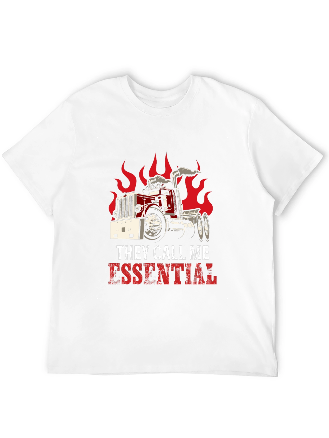 Essential Trucker T-Shirt - Black