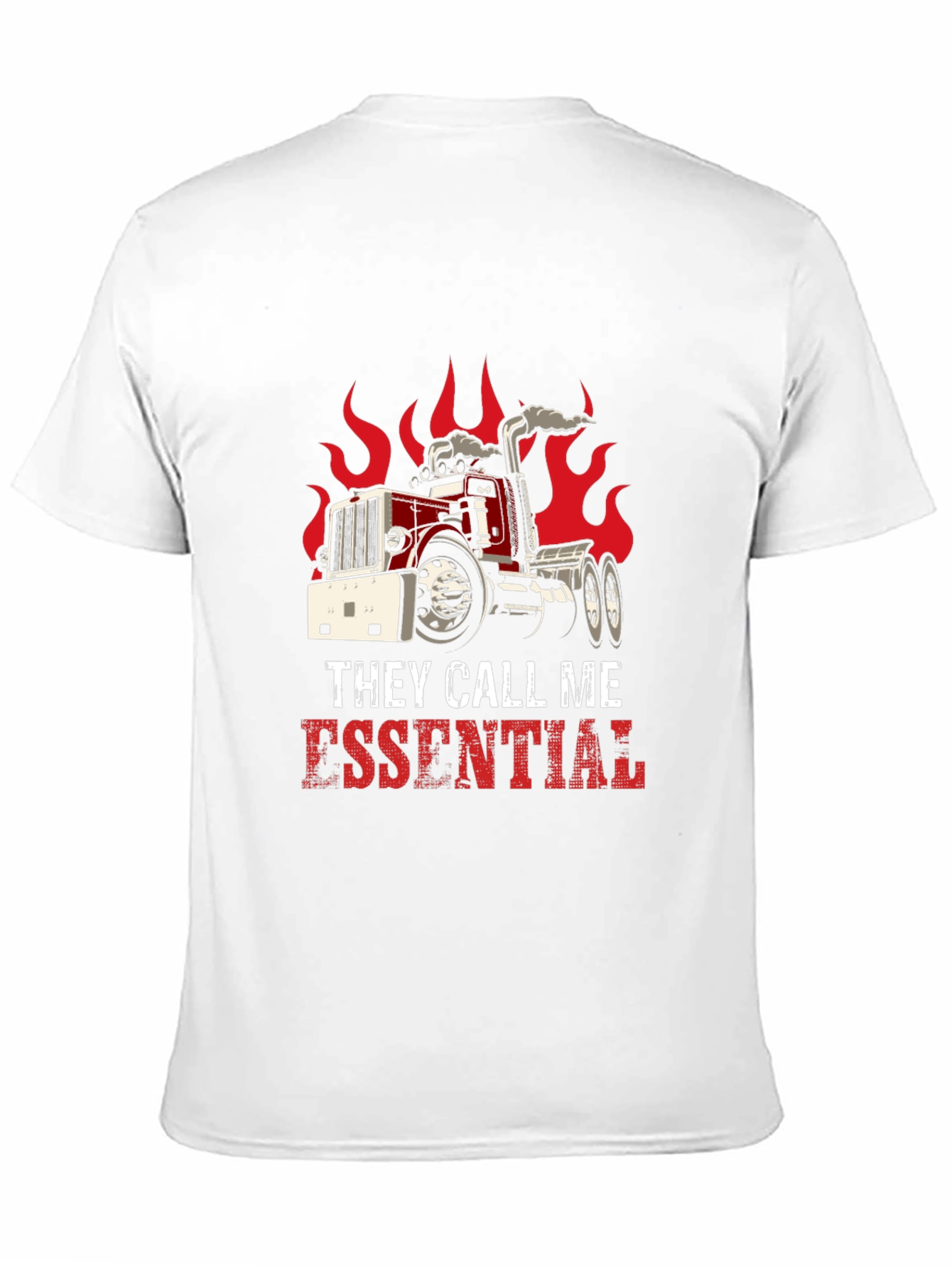 Essential Trucker T-Shirt - Black