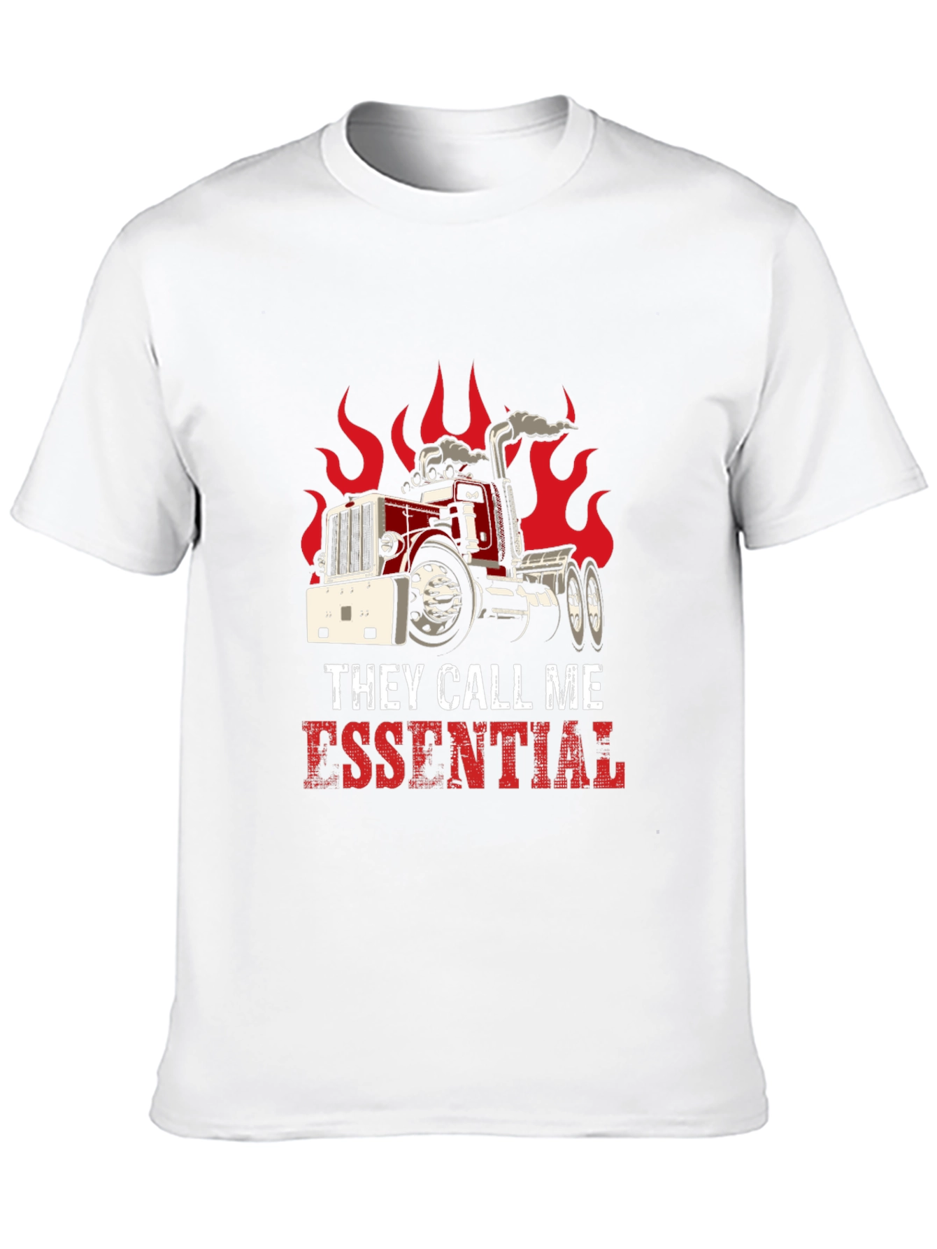 Essential Trucker T-Shirt - Black