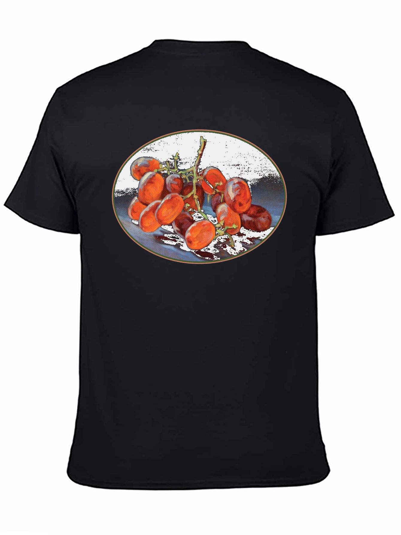 Grapes Graphic Tee - Stylish Fruit Design