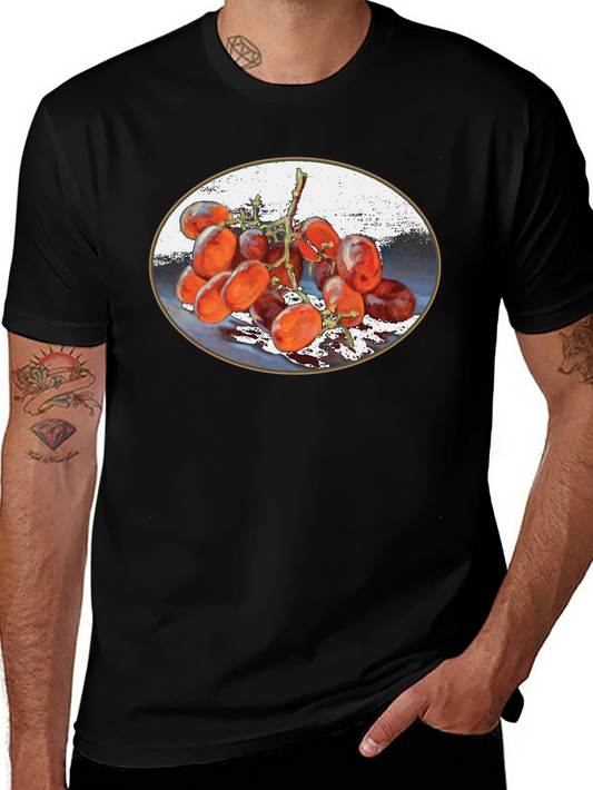 Grapes Graphic Tee - Stylish Fruit Design