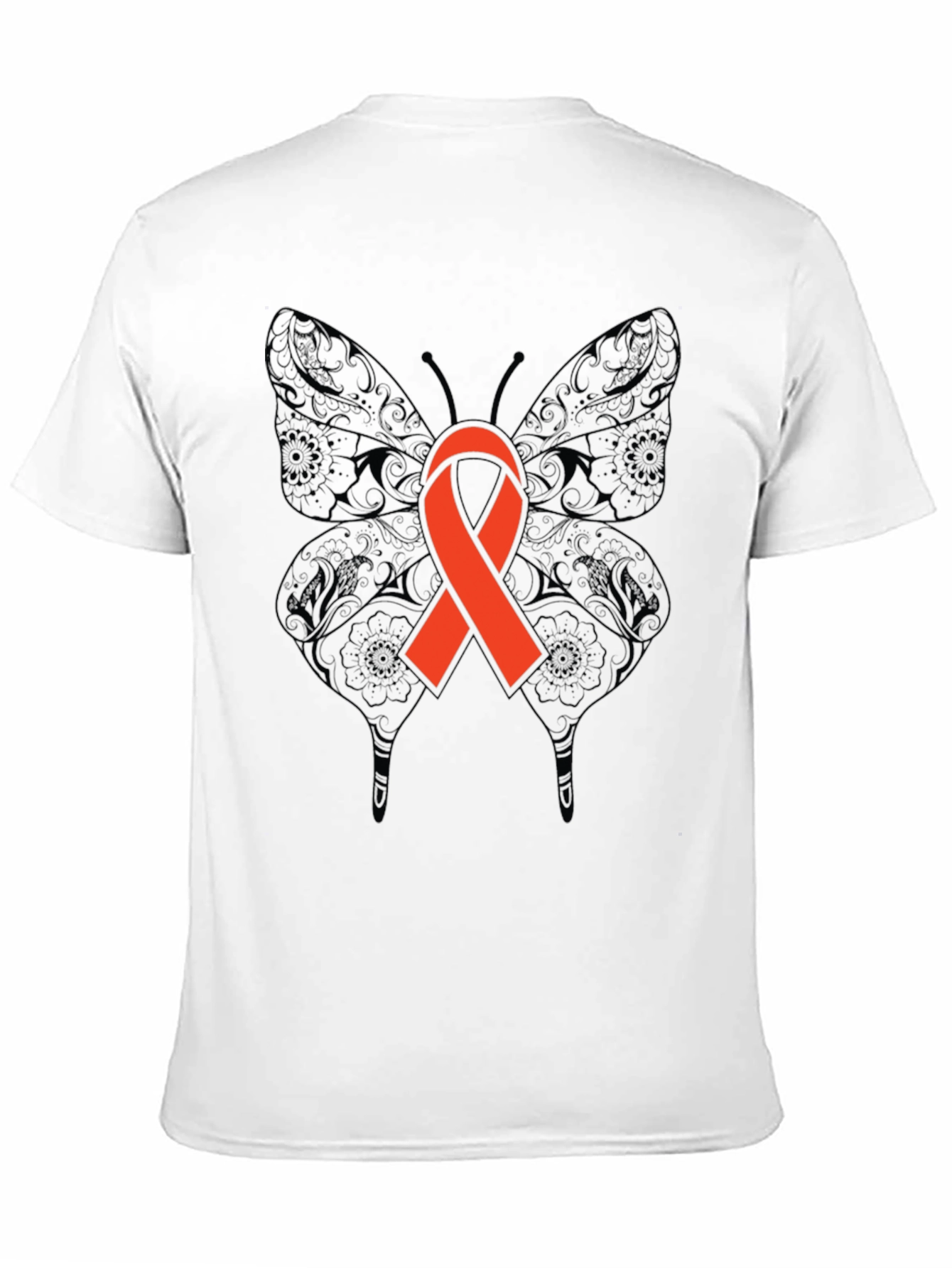 Butterfly Awareness Ribbon Graphic Tee