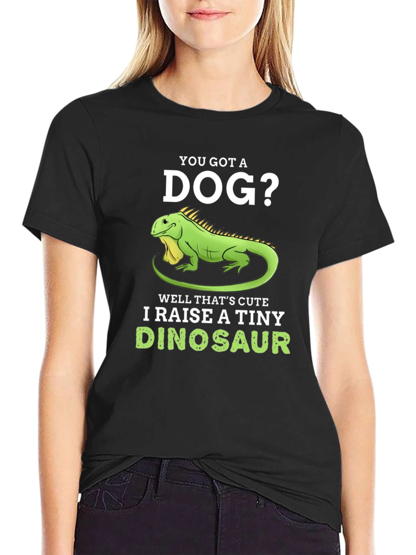 I Raise A Tiny Dinosaur T-Shirt Reptile Lover Tee