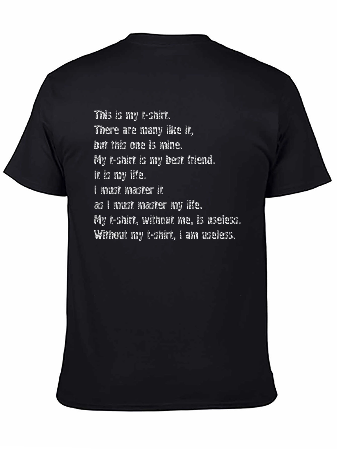My T-Shirt Black Graphic Tee