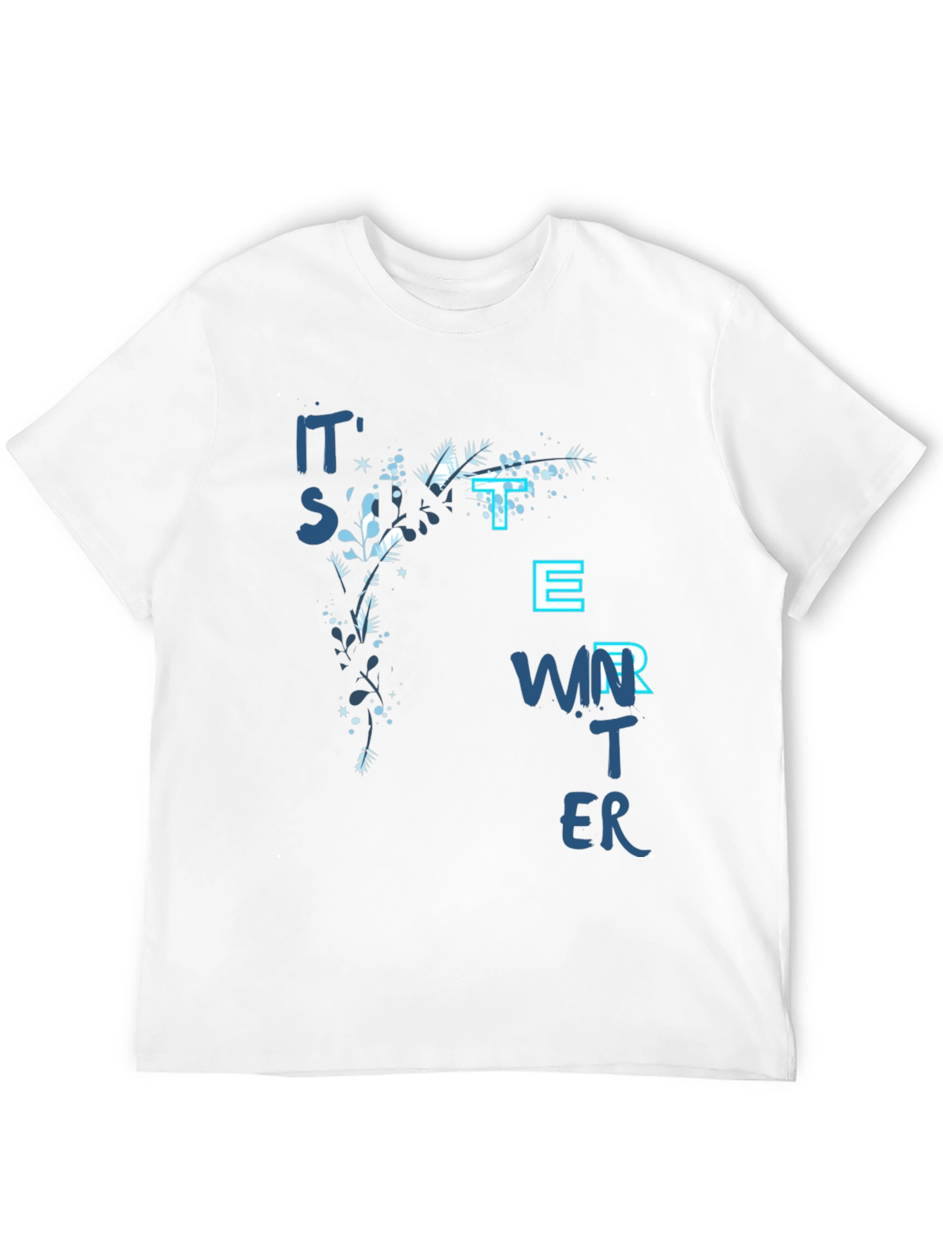 Its Sweater Weather Black Graphic Tee