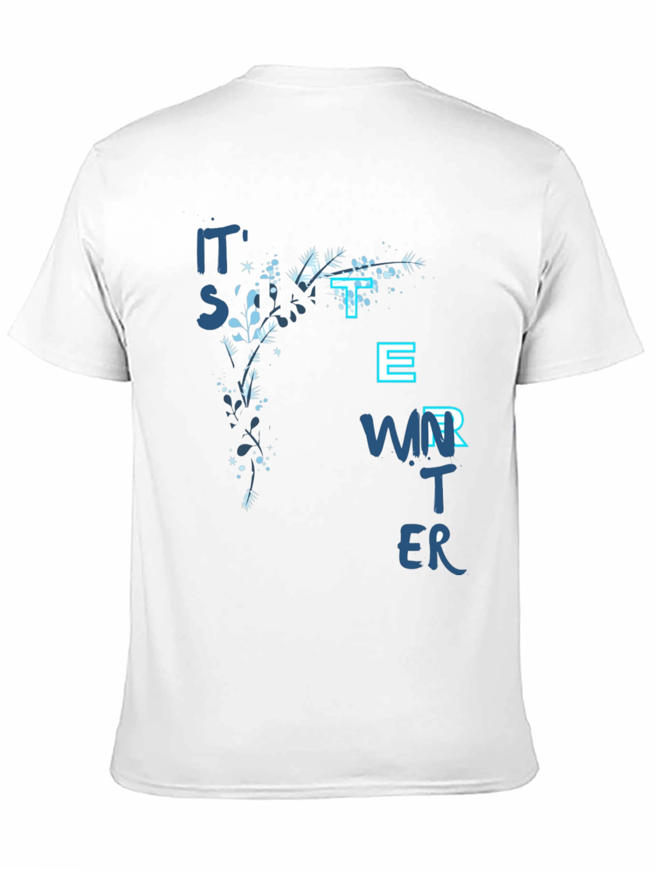 Its Sweater Weather Black Graphic Tee