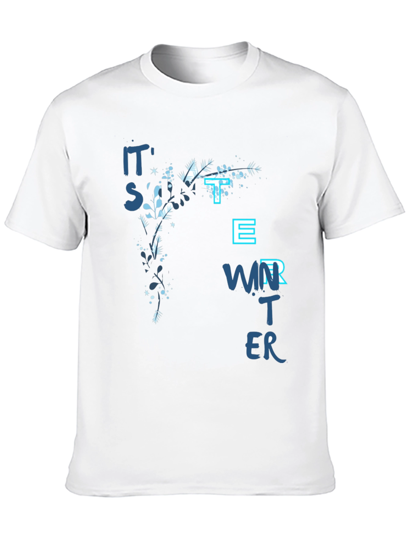 Its Sweater Weather Black Graphic Tee