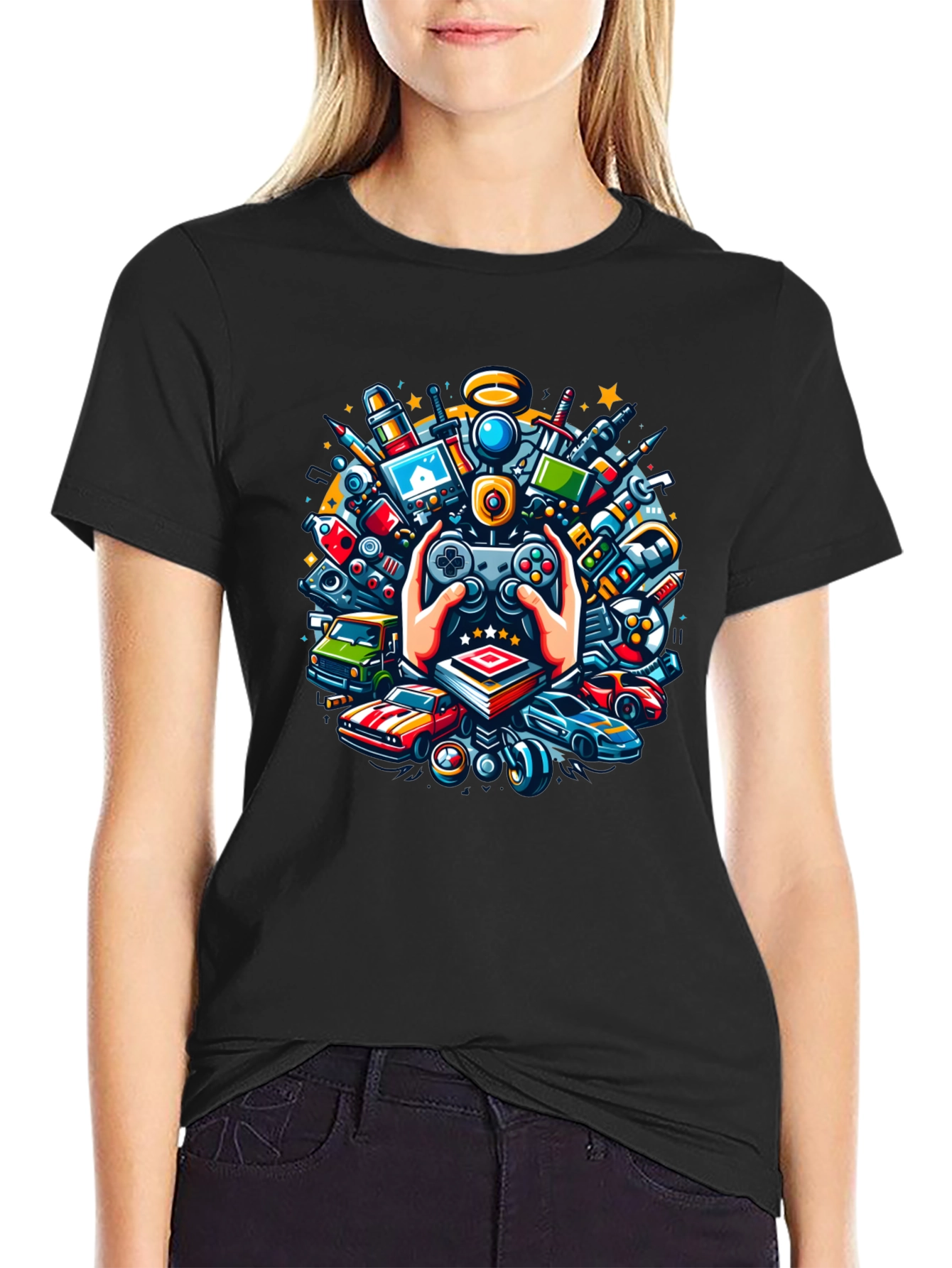 Gamers Delight Black T-Shirt