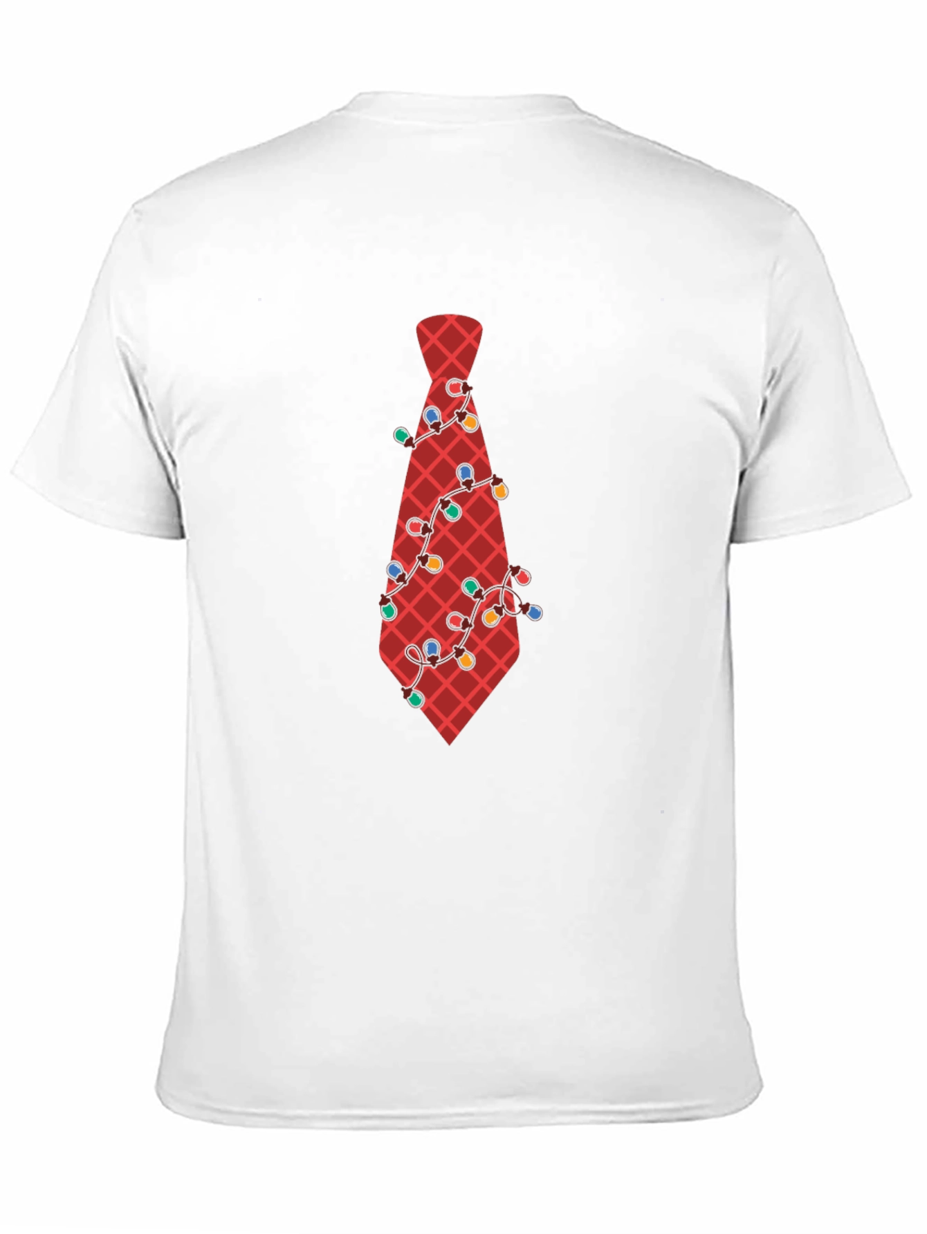 Festive Tie Graphic Tee - Holiday Party Ready!